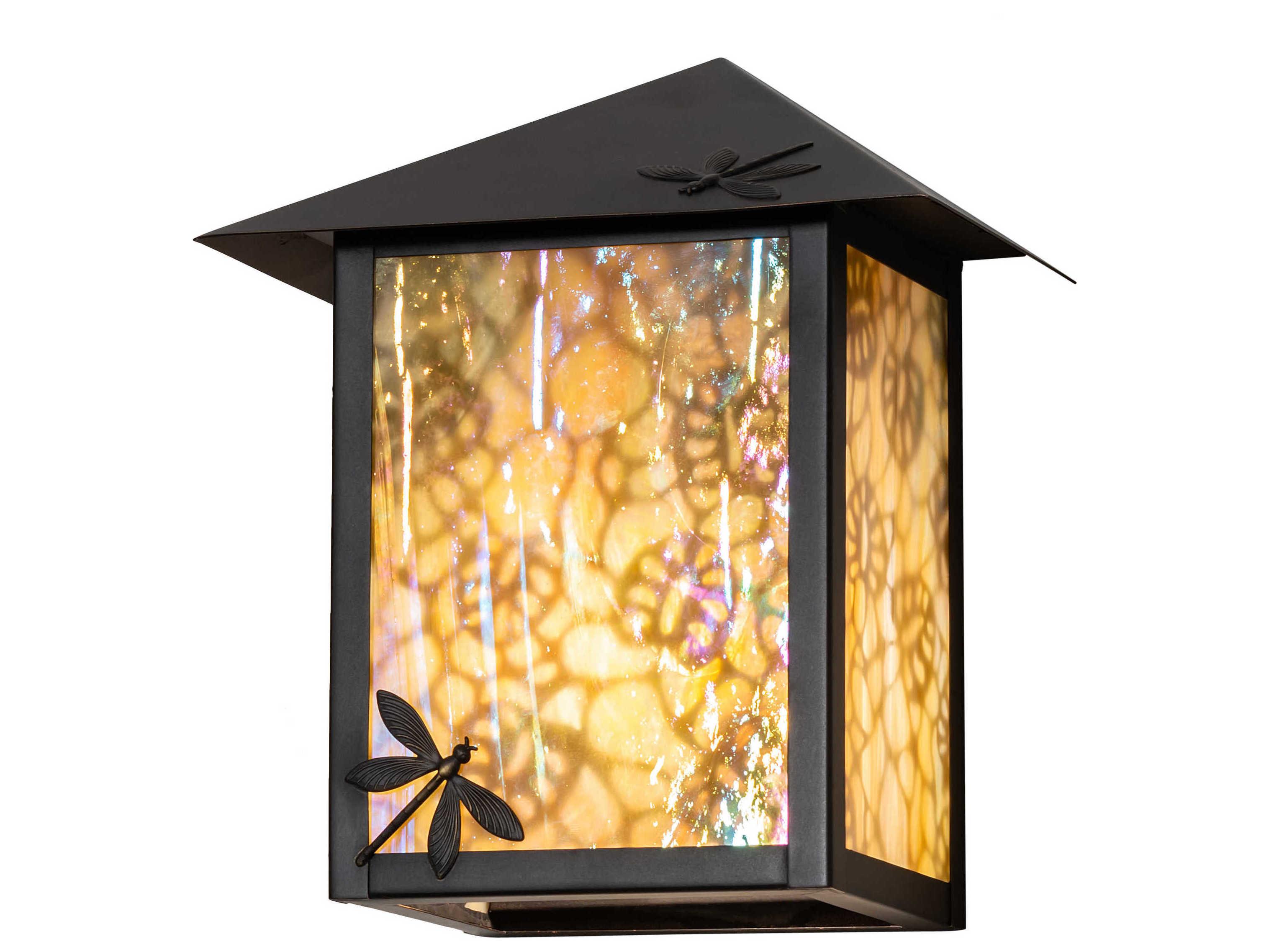 Meyda Seneca 1 - Light Glass Outdoor Wall Light