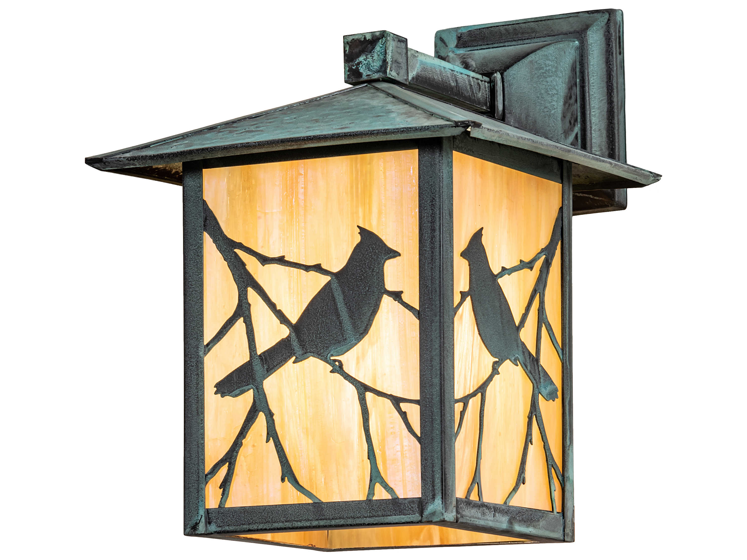 Meyda Seneca 1 - Light Glass Outdoor Wall Light