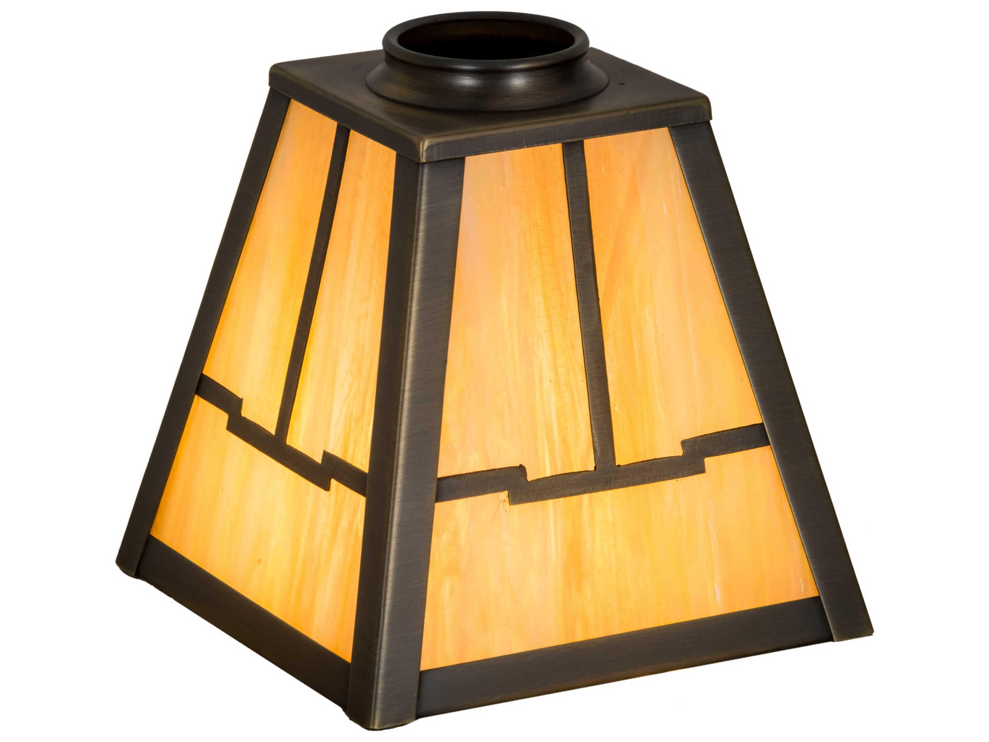 Meyda Mission with Ring Valley View Shade