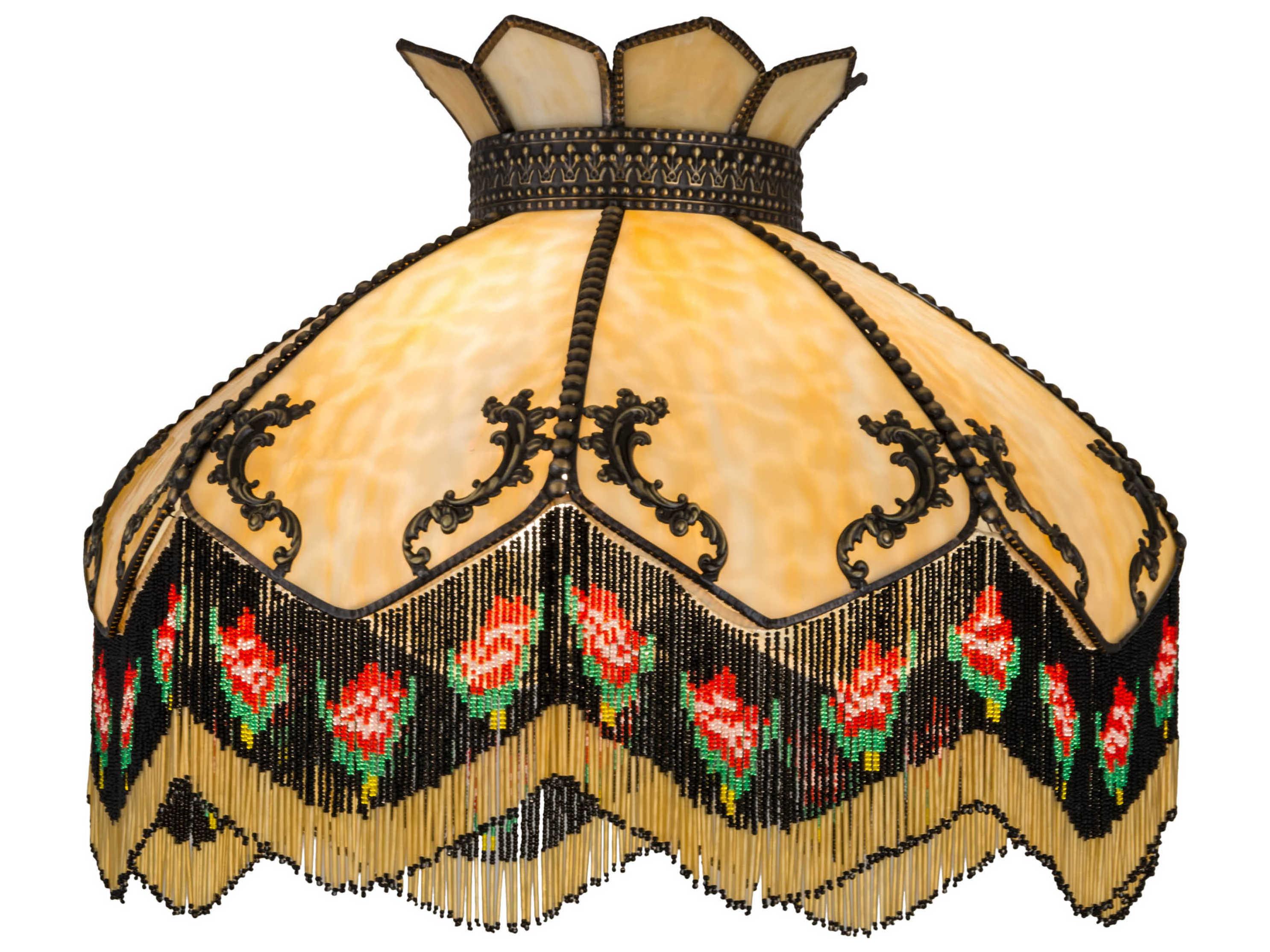 Meyda Isabella Black / Ruby 21" Shade