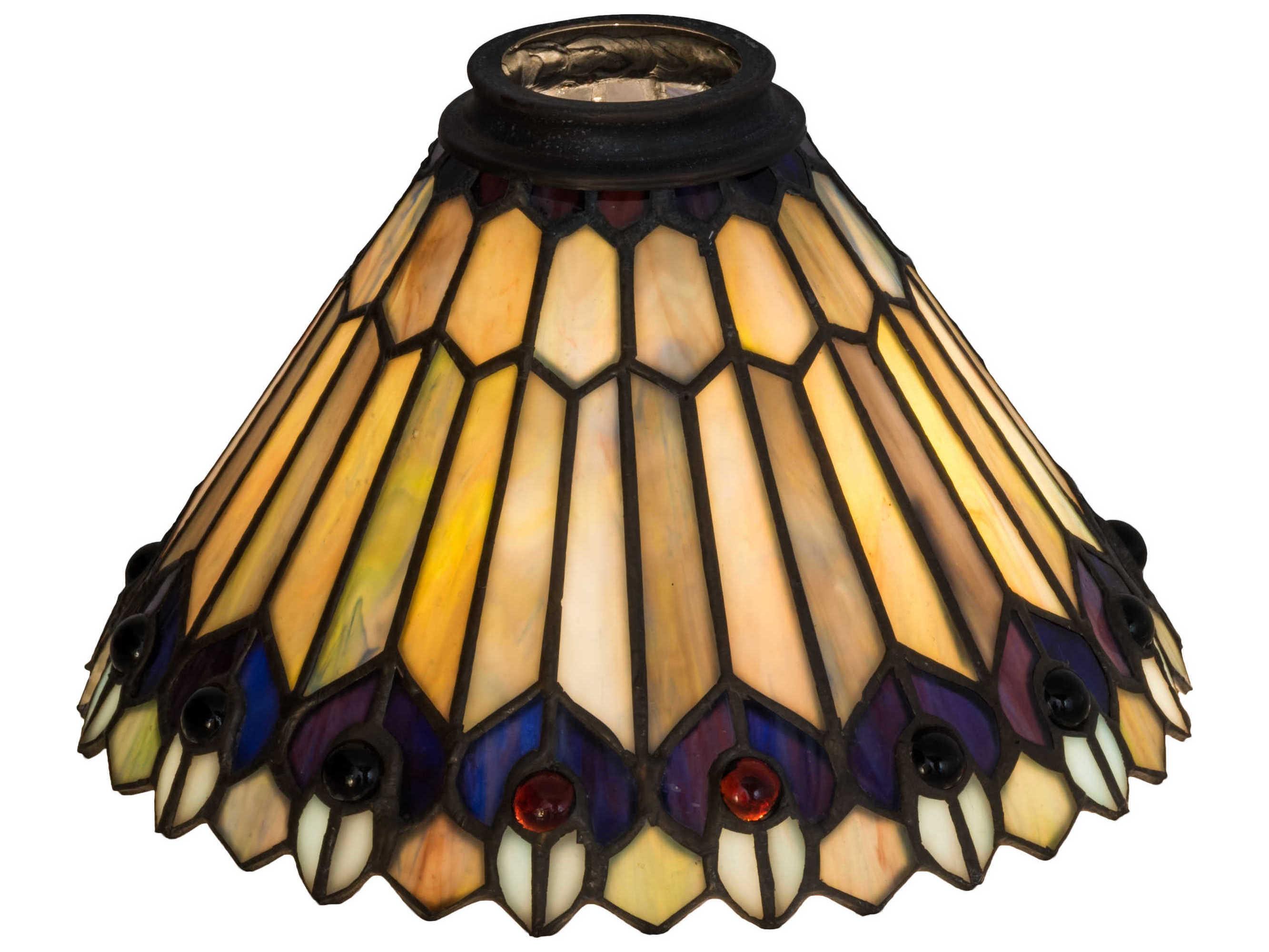 Meyda Tiffany Jeweled Peacock Shade