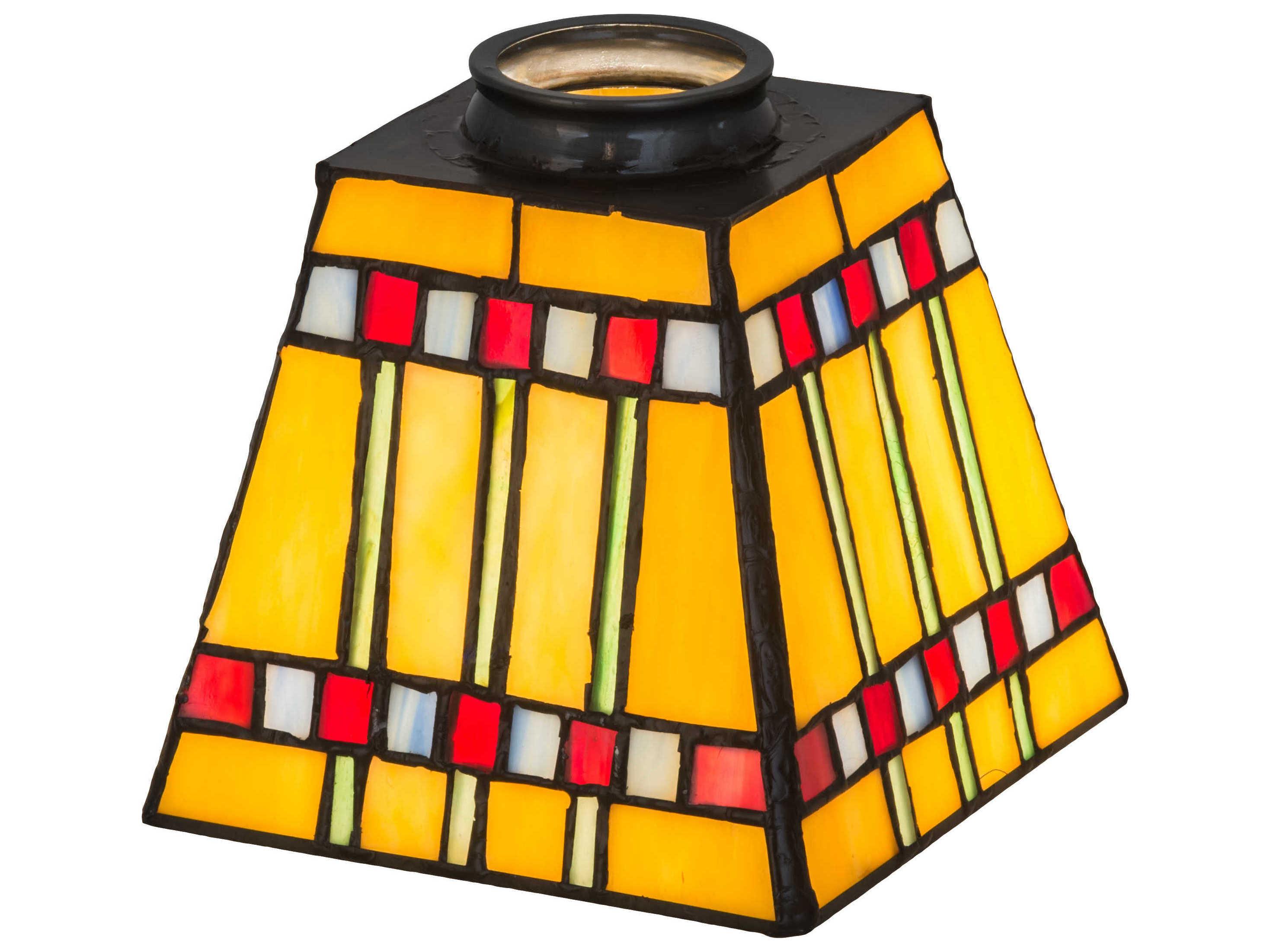 Meyda Prairie Corn Ruby / Beige 7" Shade