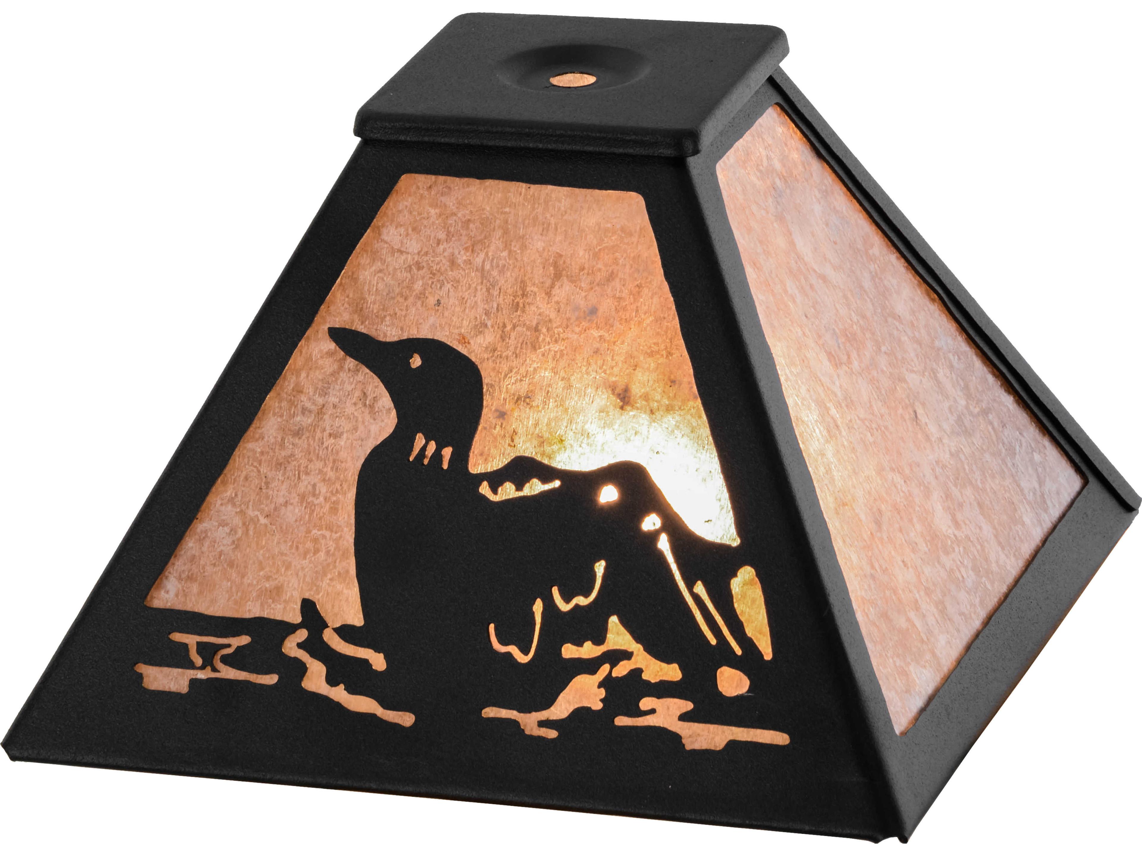 Meyda Loon Silver Mica Shade