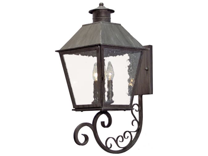 Meyda Stafford 2 - Light Glass Outdoor Wall Light