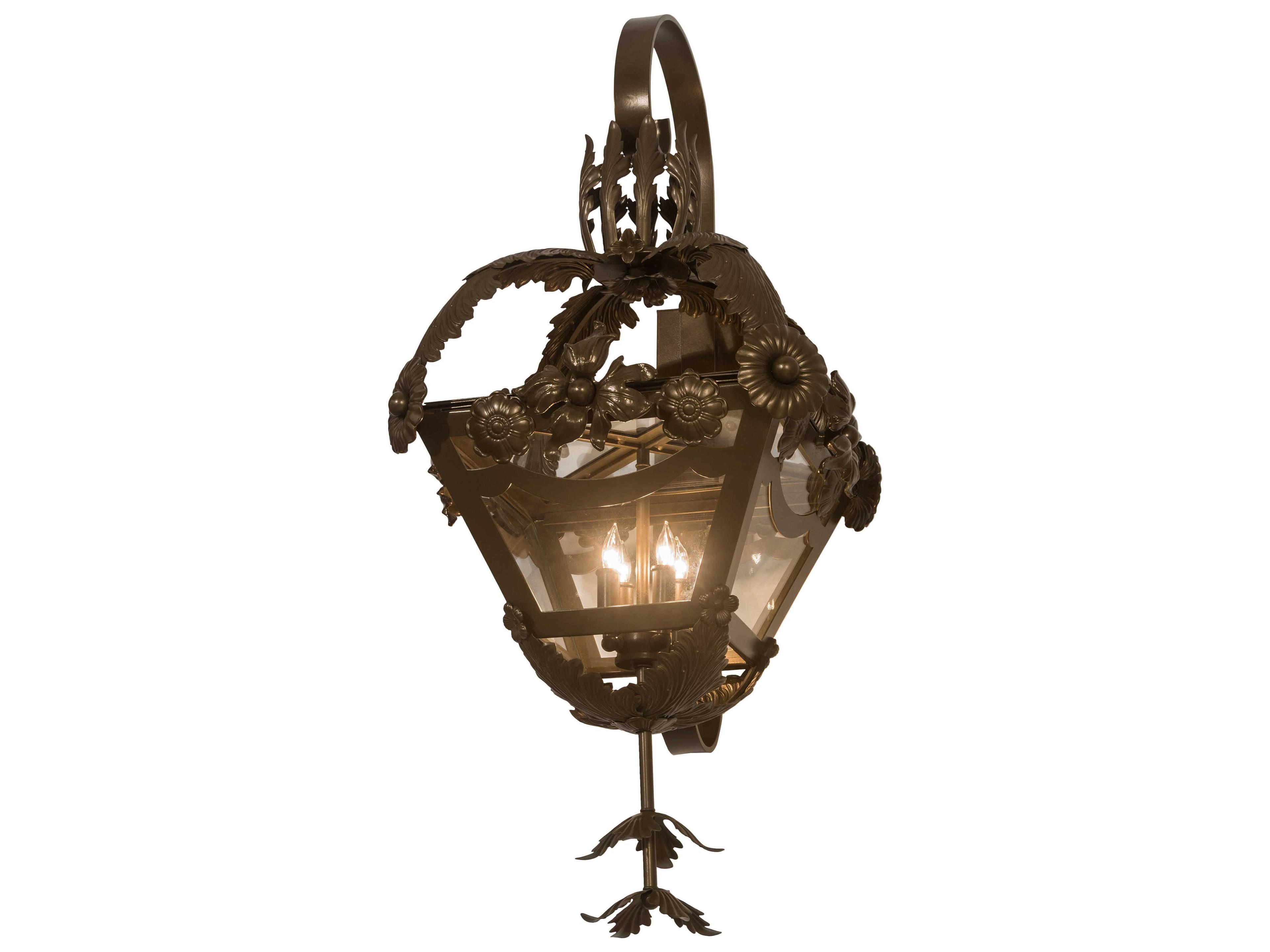 Meyda Symone 4 - Light Glass Rustic Lodge Outdoor Wall Light