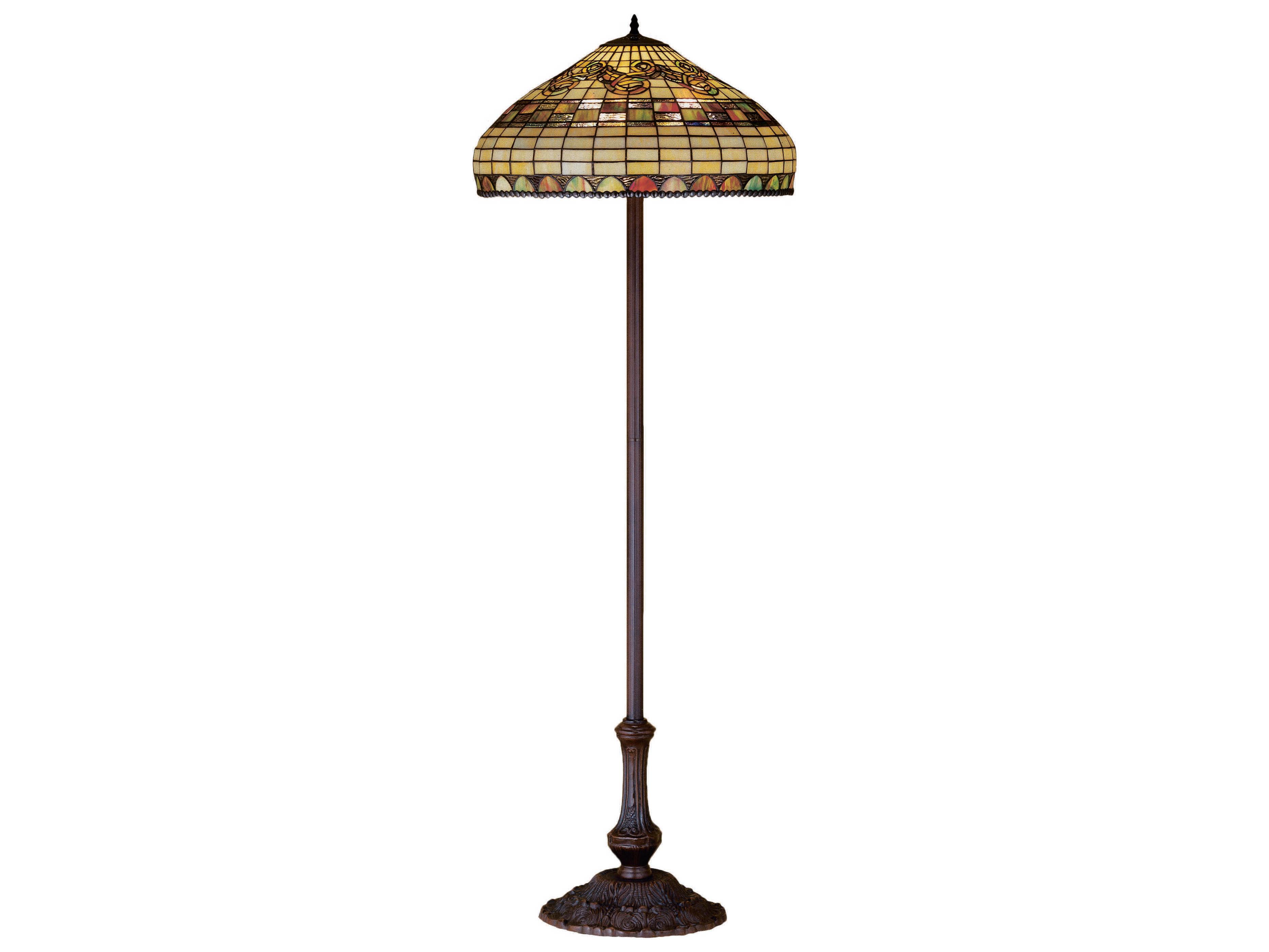 Meyda Tiffany Edwardian Bronze Floor Lamp