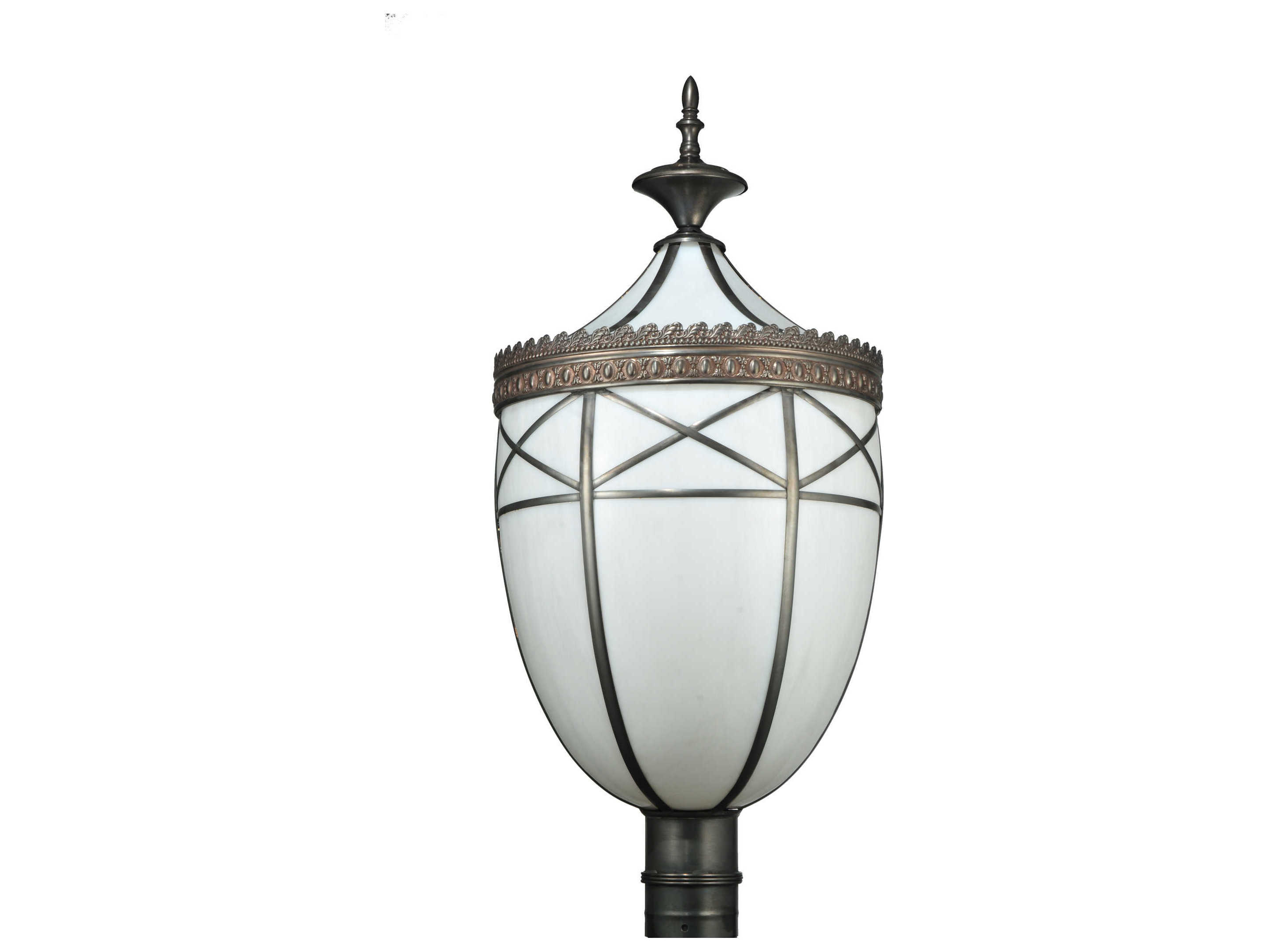 Meyda Tiffany Borough Hall Outdoor Post Mount Light
