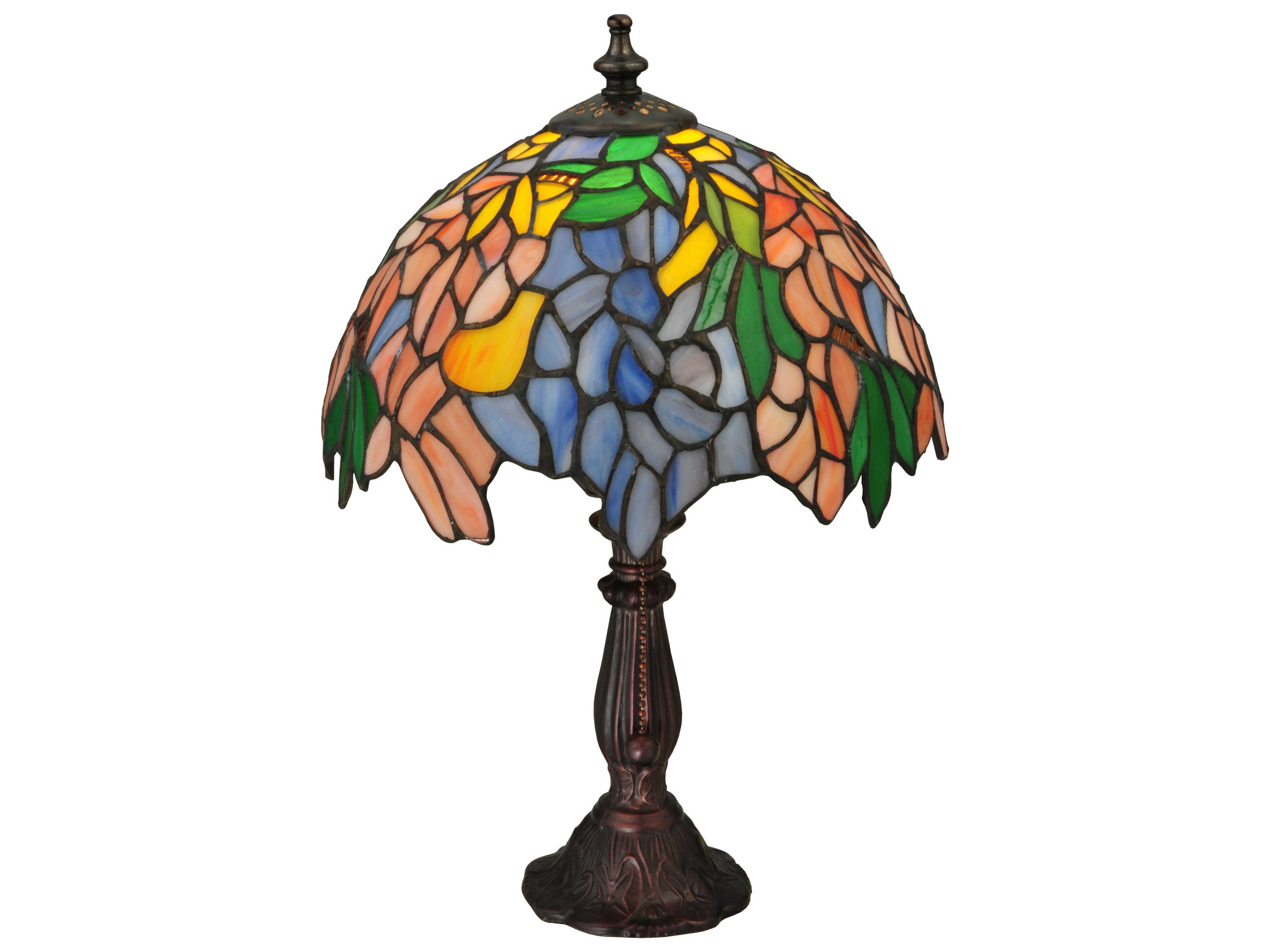 Meyda Tiffany Laburnum Accent Brown Table Lamp