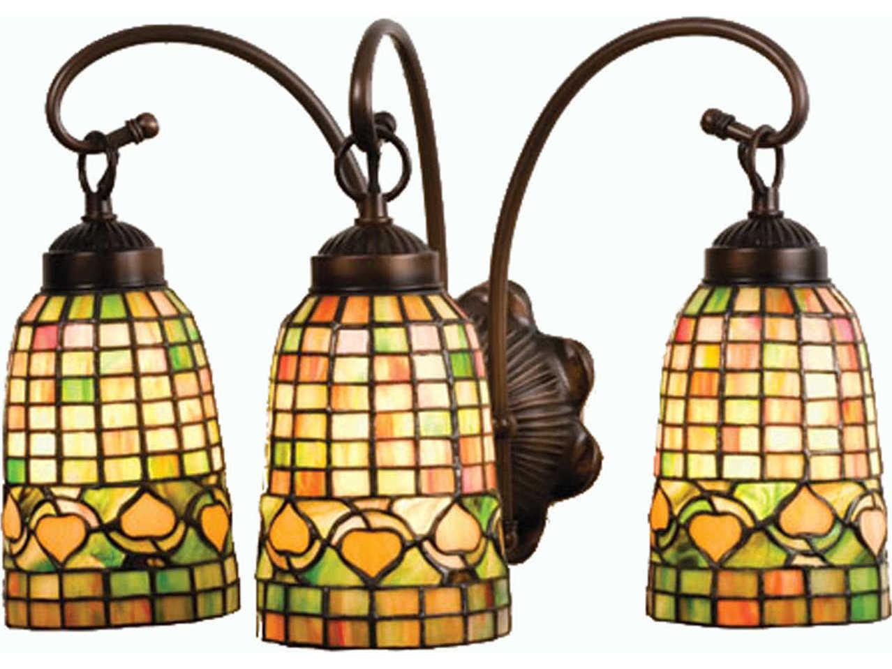 Meyda Tiffany 3-Light Bronze Vanity Light