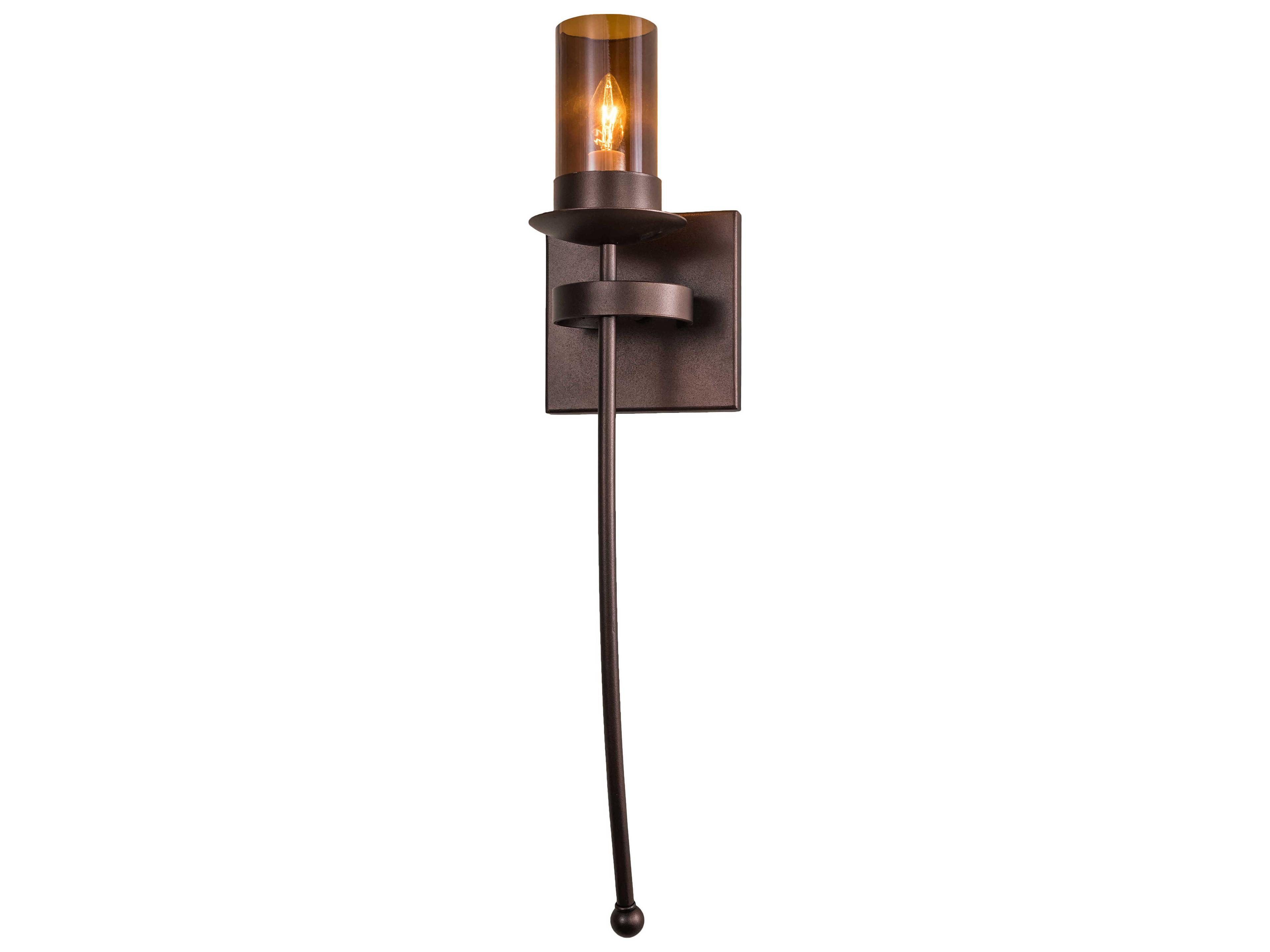 Meyda Bechar 1-Light Bronze Wall Sconce