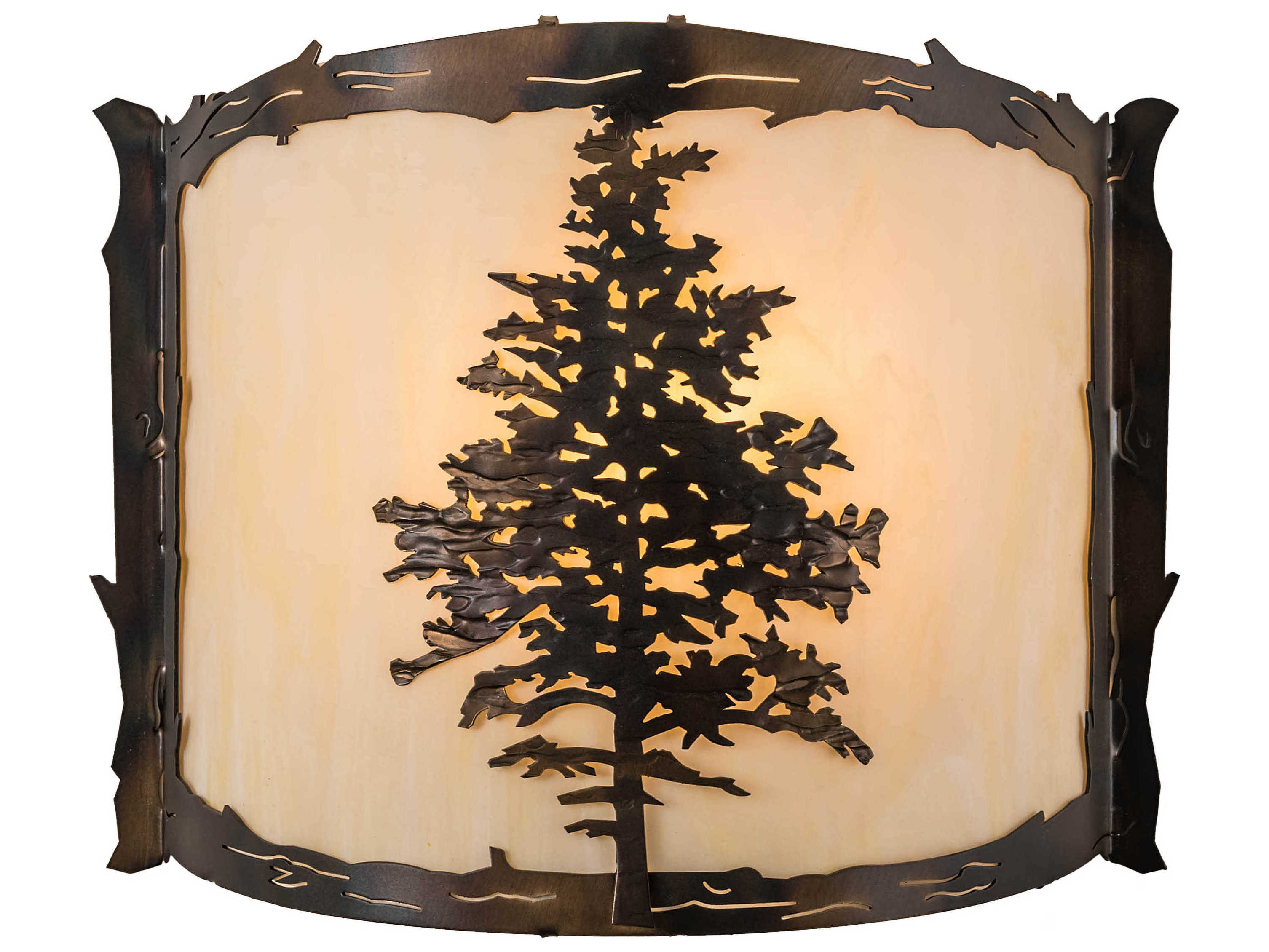 Meyda Tamarack 1-Light Copper Wall Sconce
