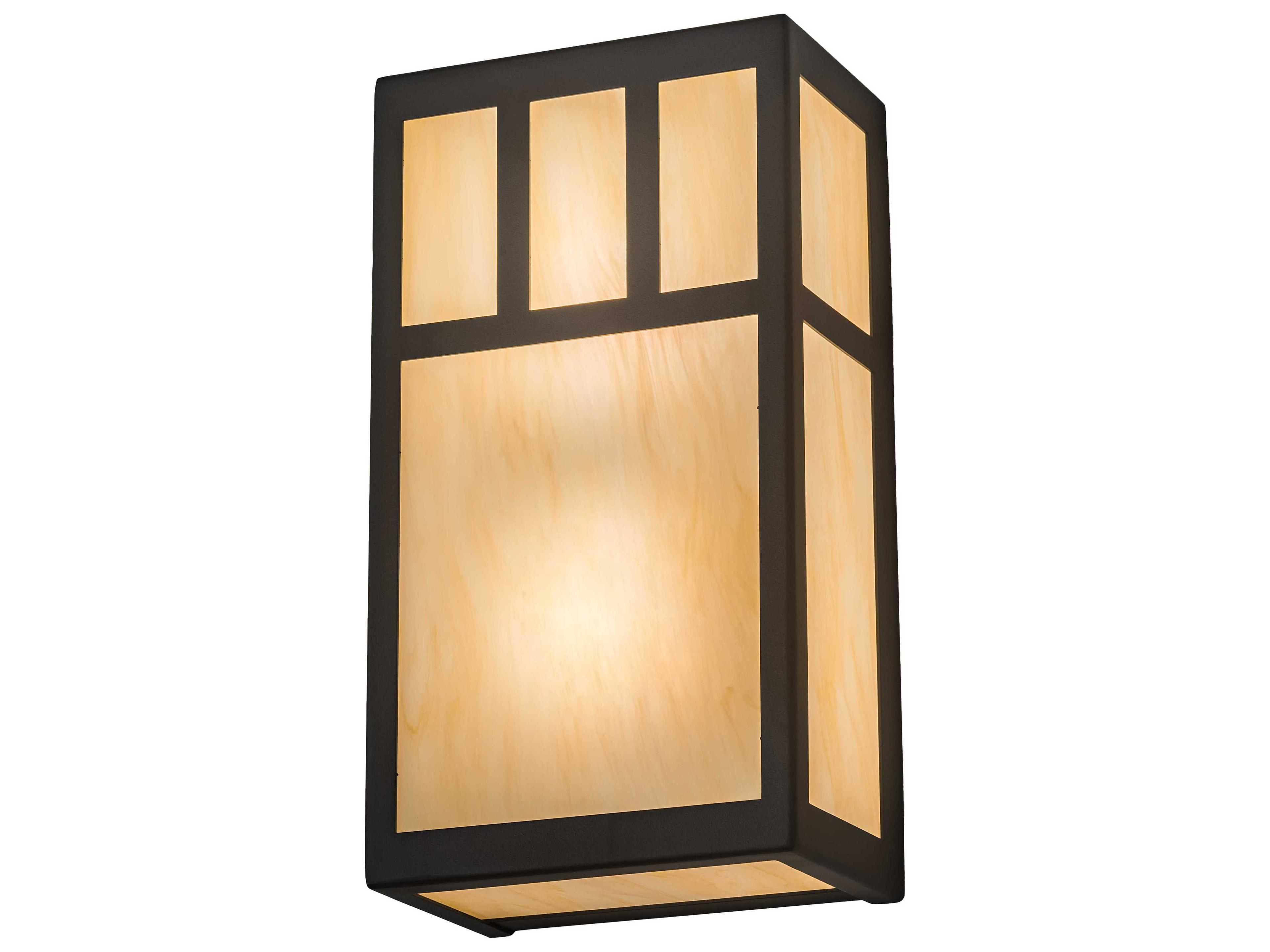 Meyda 2-Light Bronze Wall Sconce