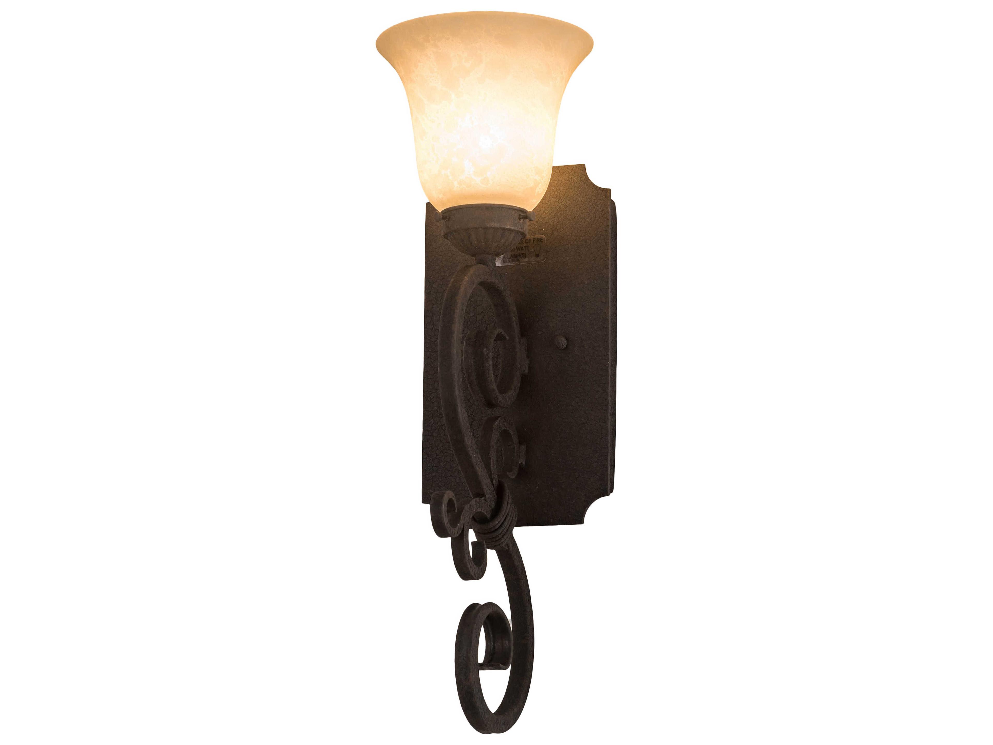 Meyda Thierry 1-Light Brown Wall Sconce