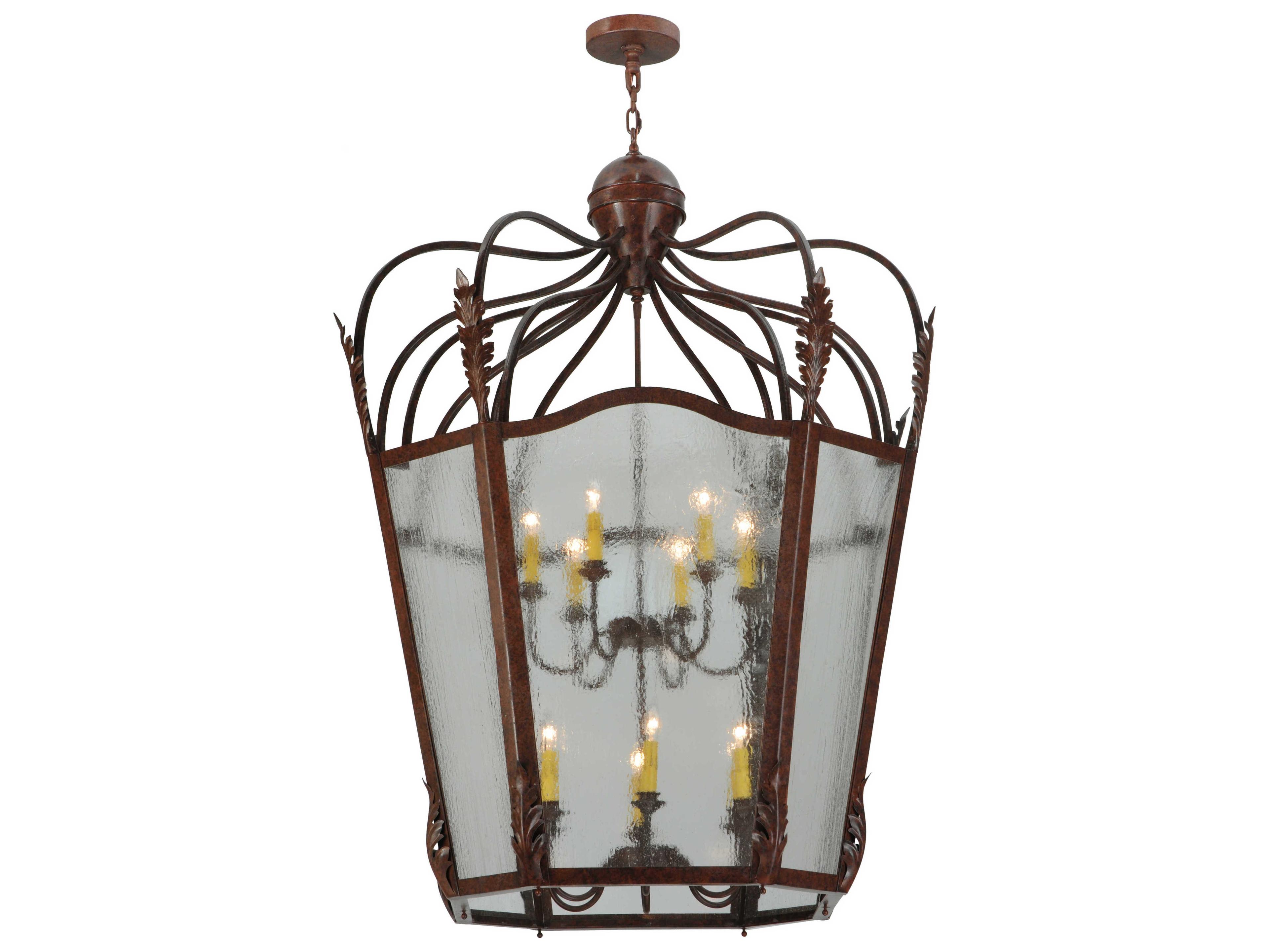 Meyda Citadel 12-Light Bronze Tiered Pendant