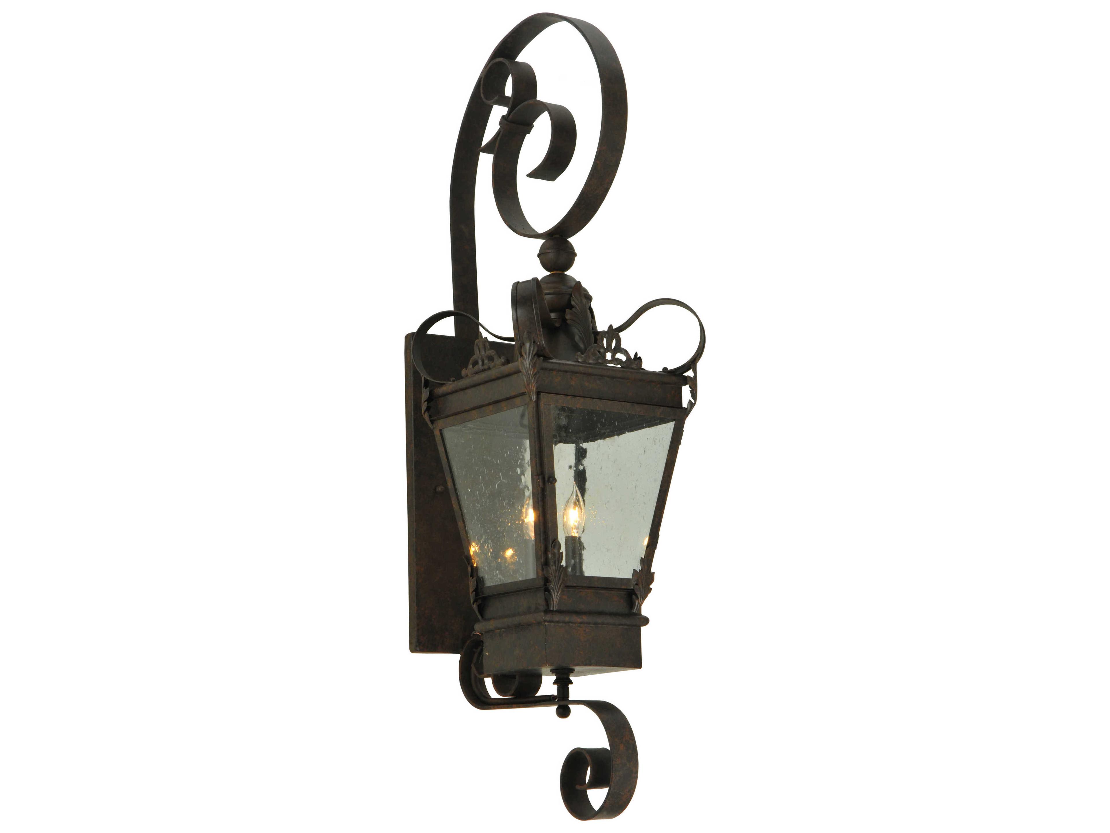 Meyda Verona 3 - Light Outdoor Wall Light Lantern