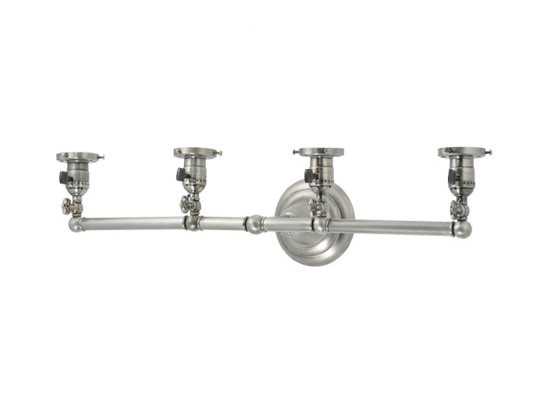 Meyda Victorian 4-Light Nickel Wall Sconce