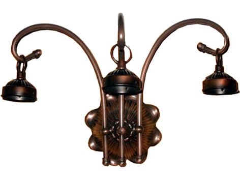 Meyda Victorian 3-Light Bronze Wall Sconce