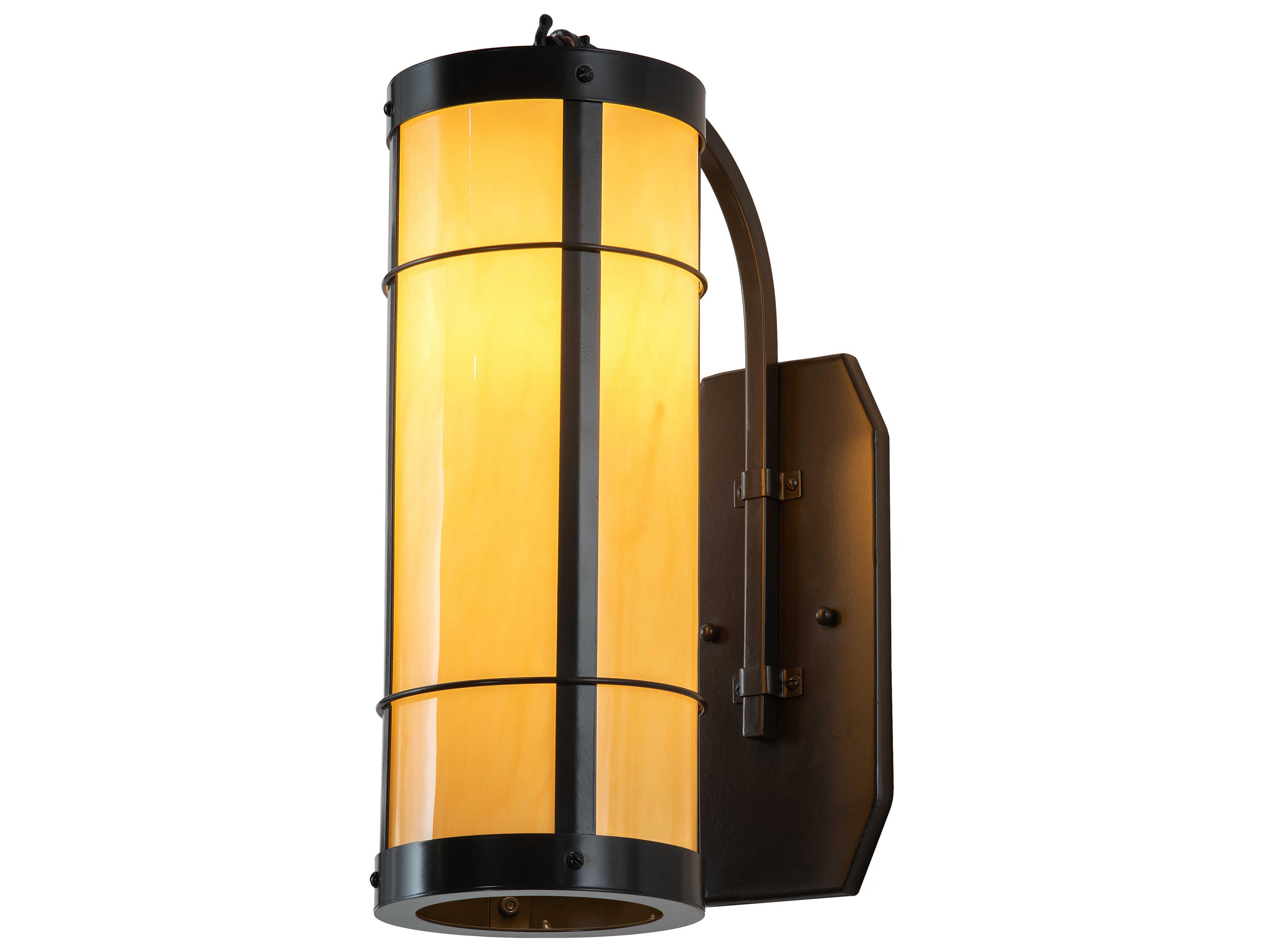 Meyda Villa 1-Light Timeless Bronze Wall Sconce