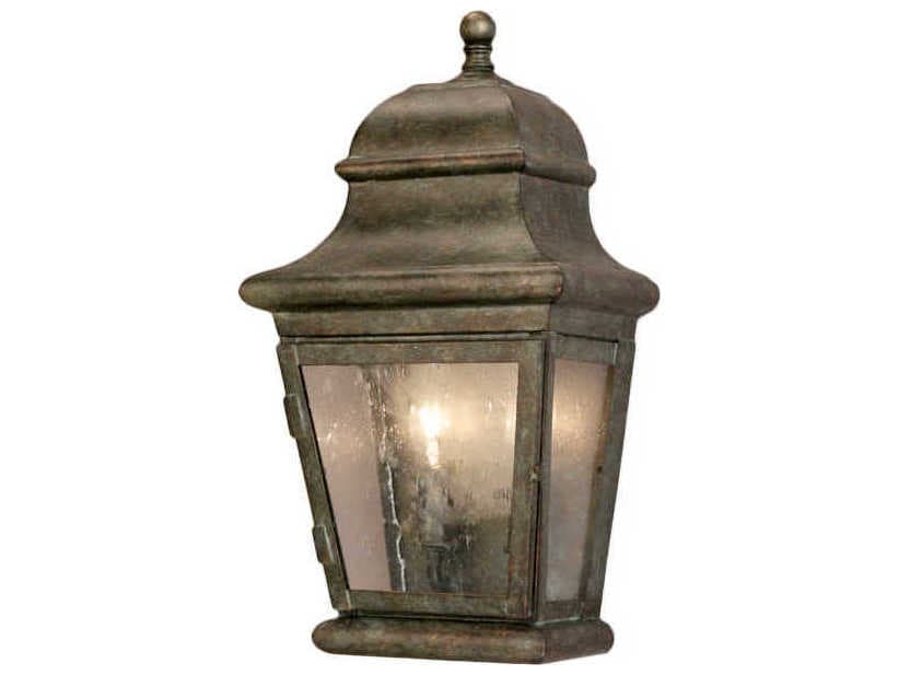 Meyda Vincente 2 - Light Glass Outdoor Wall Light