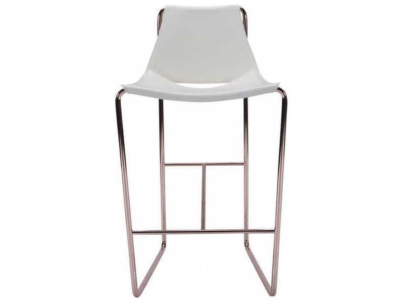 Midj Apelle Leather Bar Stool
