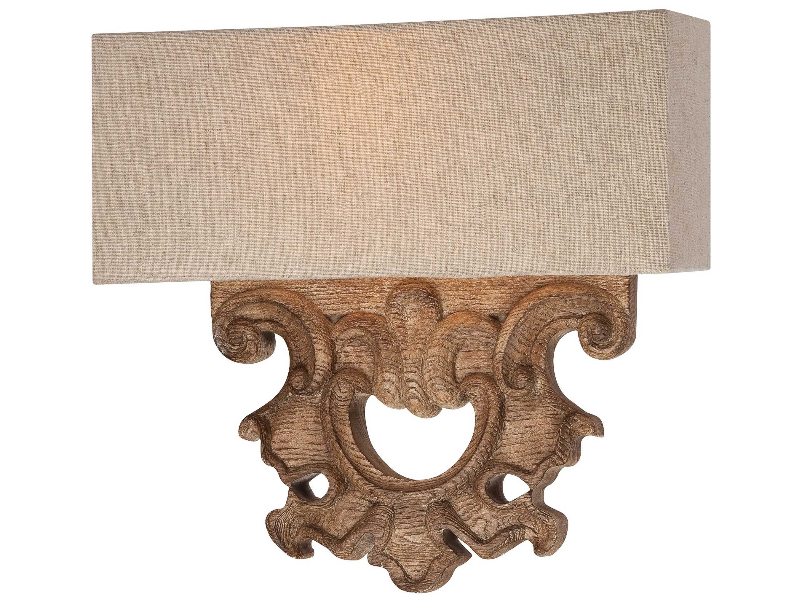 Minka Lavery Abbott Place Classic Oak Patina Brown Wall Sconce