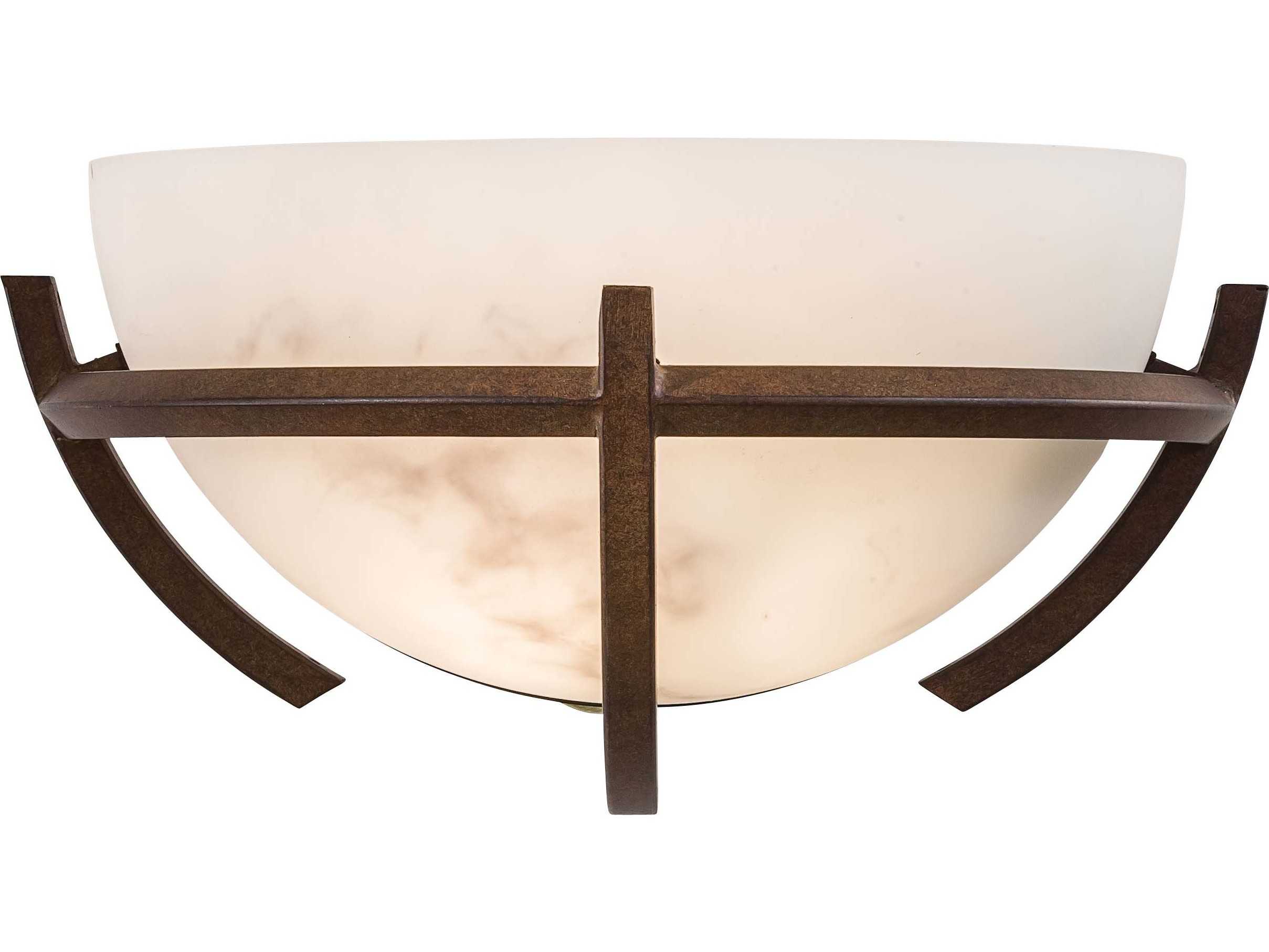 Minka Lavery Calavera Nutmeg Brown Glass Wall Sconce