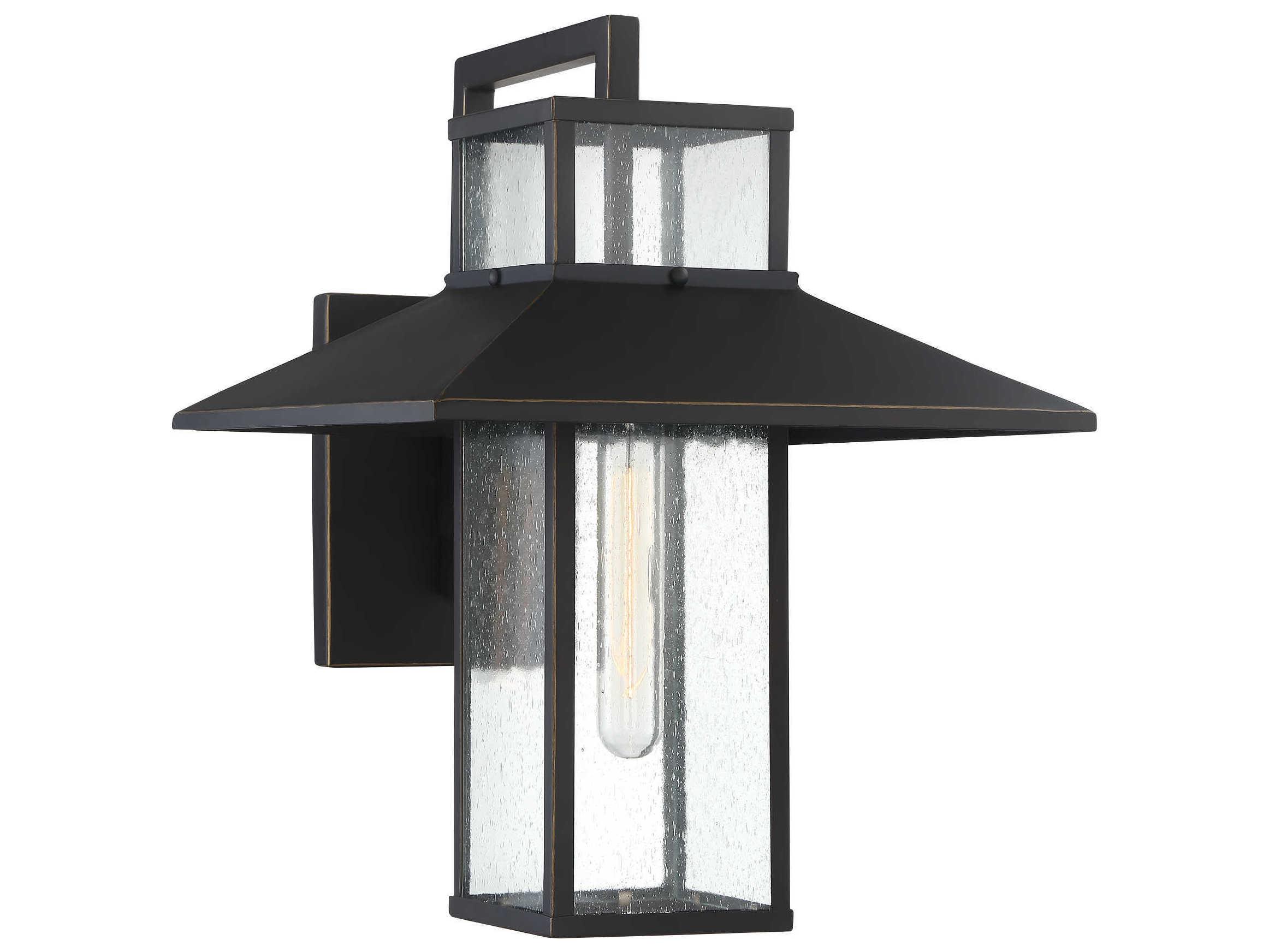 Minka Lavery Danforth Park 1 - Light Glass Outdoor Wall Light