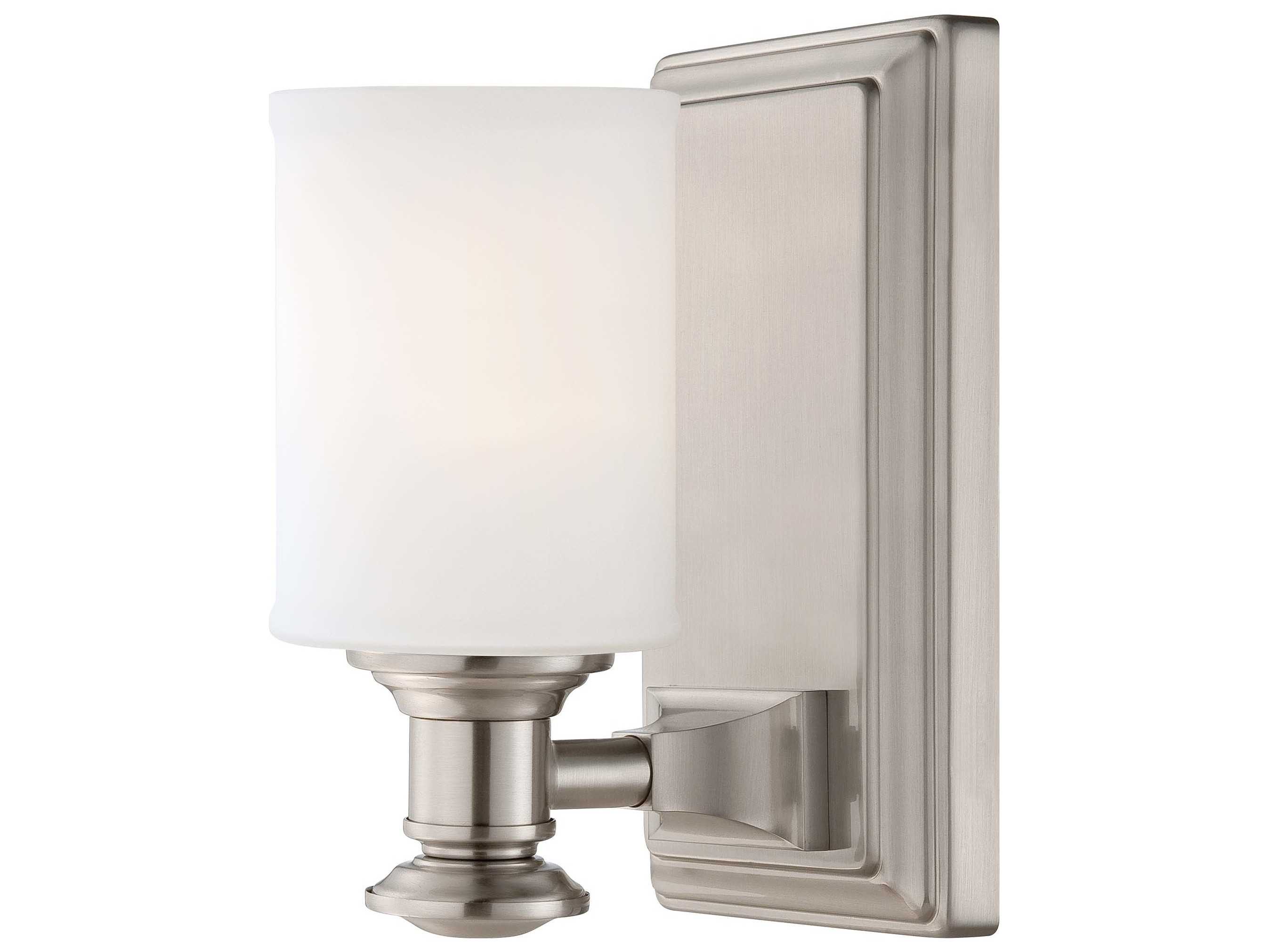 Minka Lavery Harbour Point Brushed Nickel Glass LED Wall Sconce