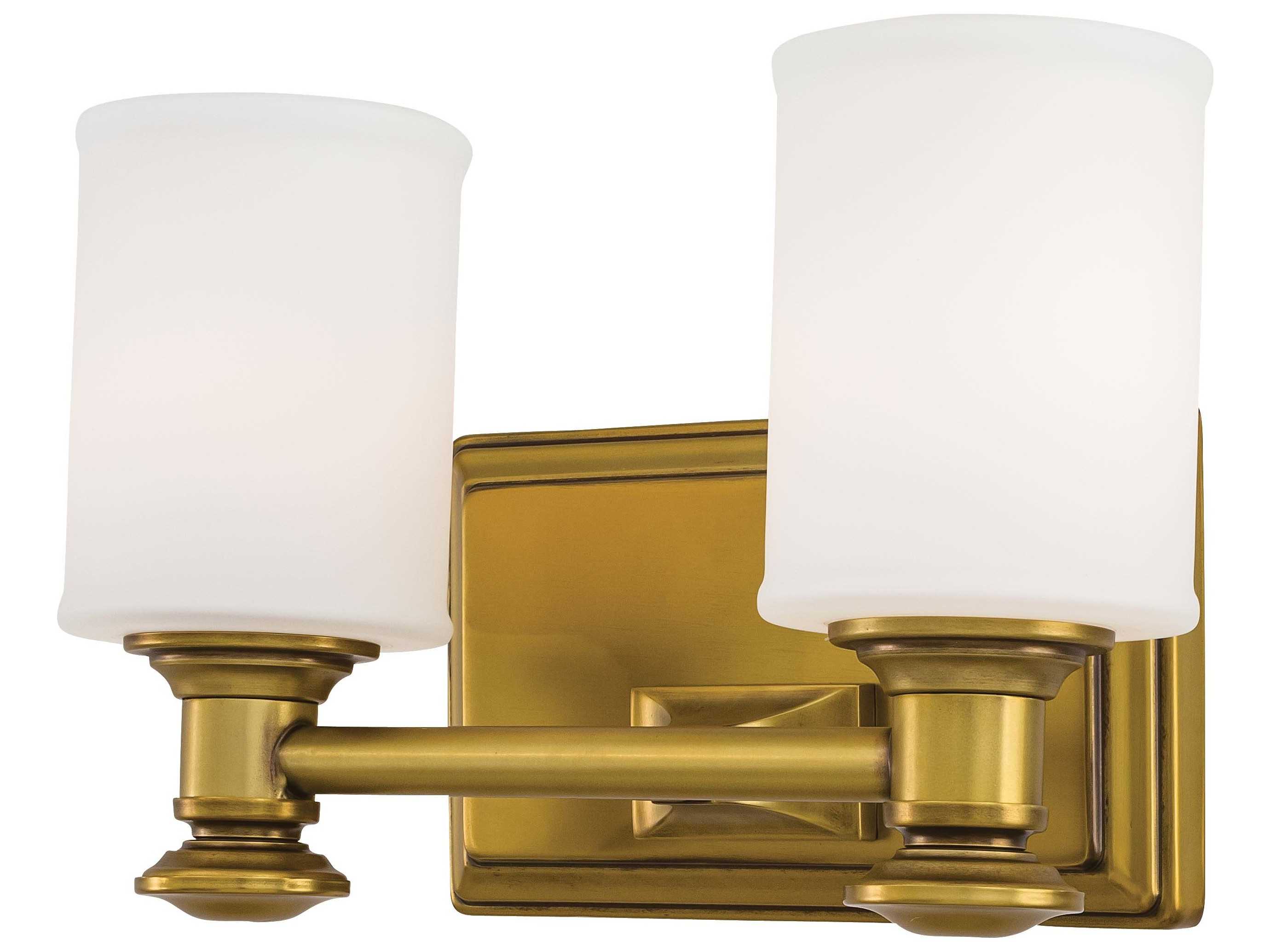 Minka Lavery Harbour Point Liberty Gold Glass LED Vanity Light