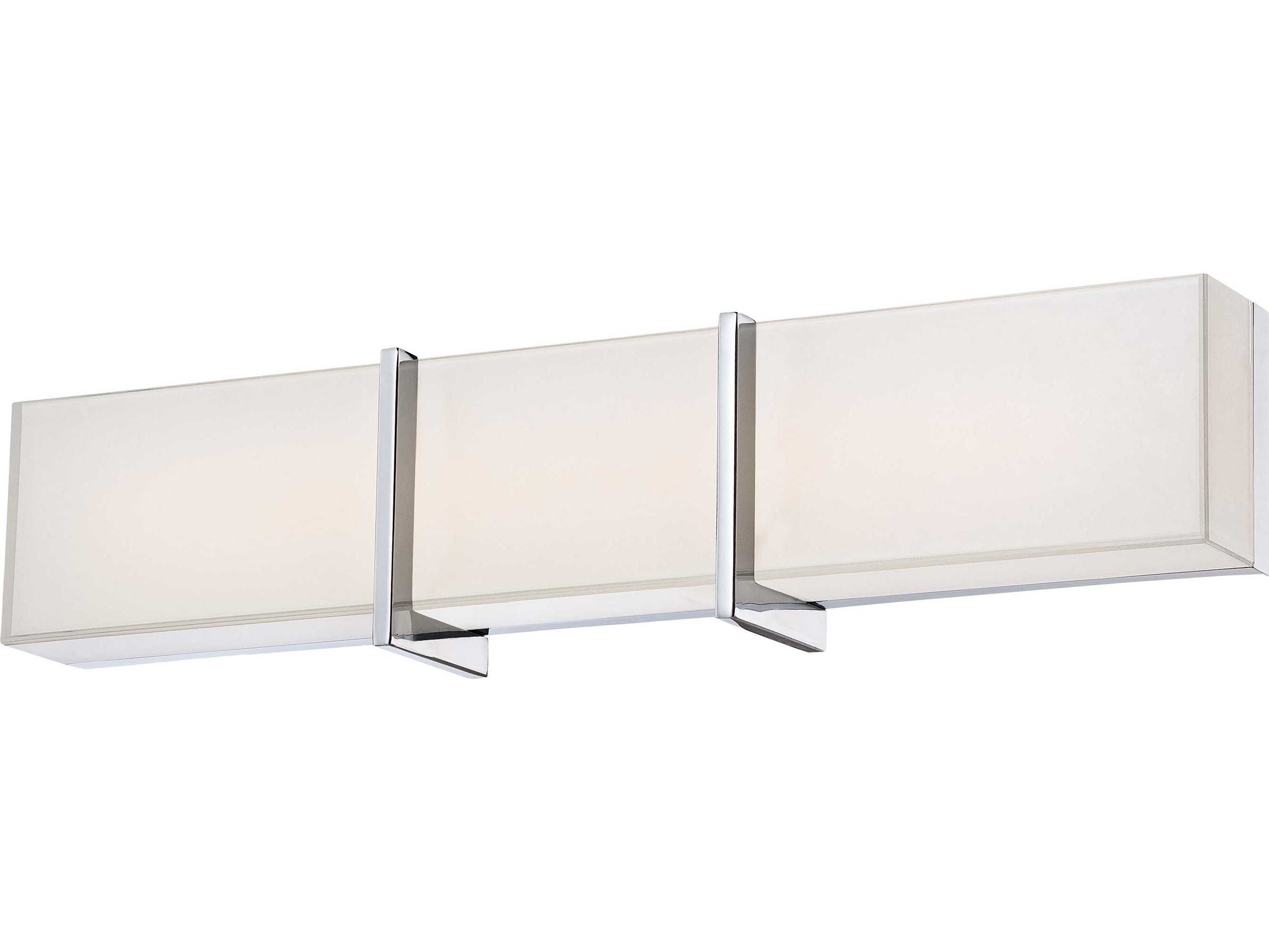 Minka Lavery High Rise 1-Light Chrome Glass LED Vanity Light