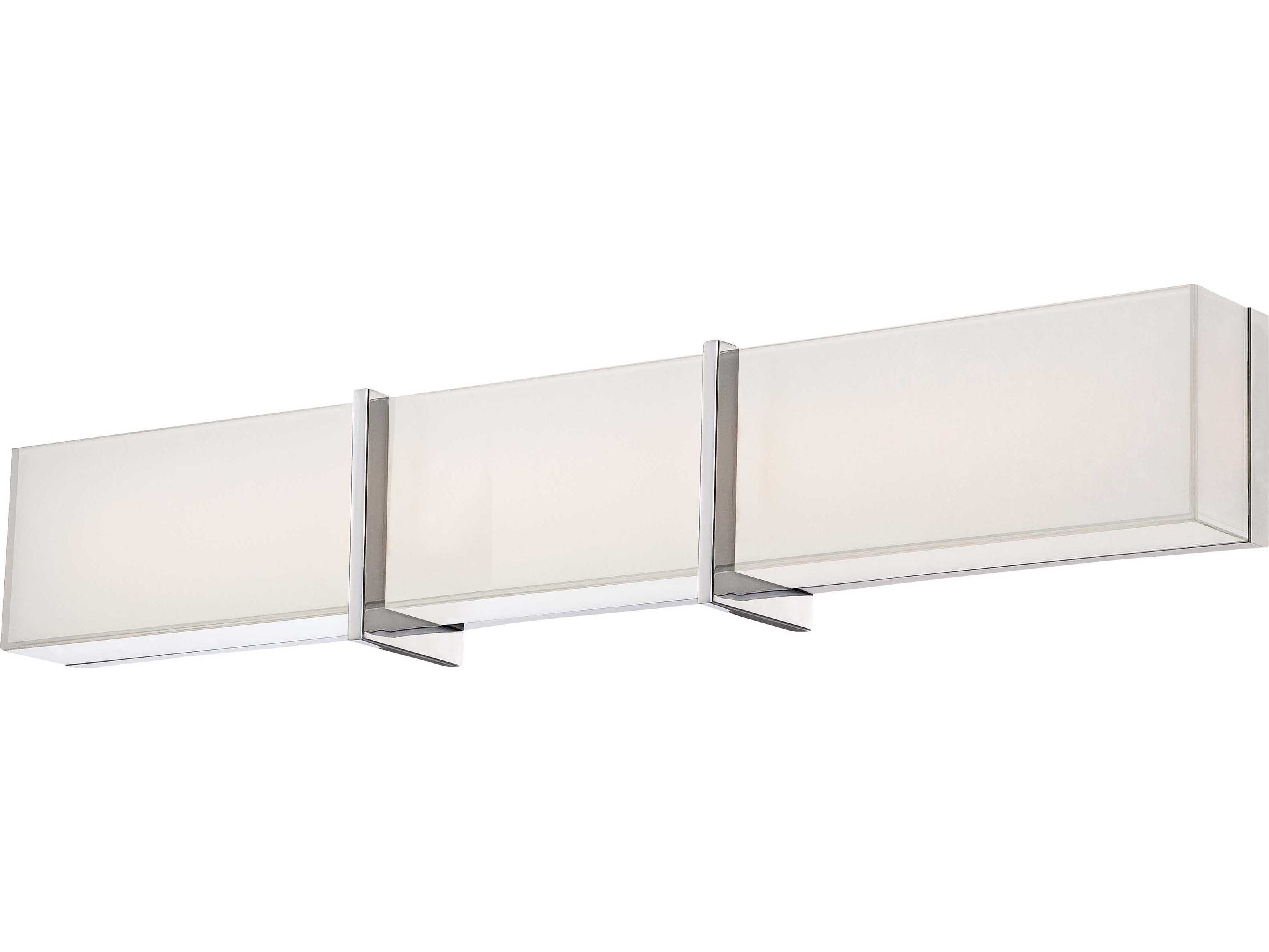 Minka Lavery High Rise 1-Light Chrome Glass LED Vanity Light
