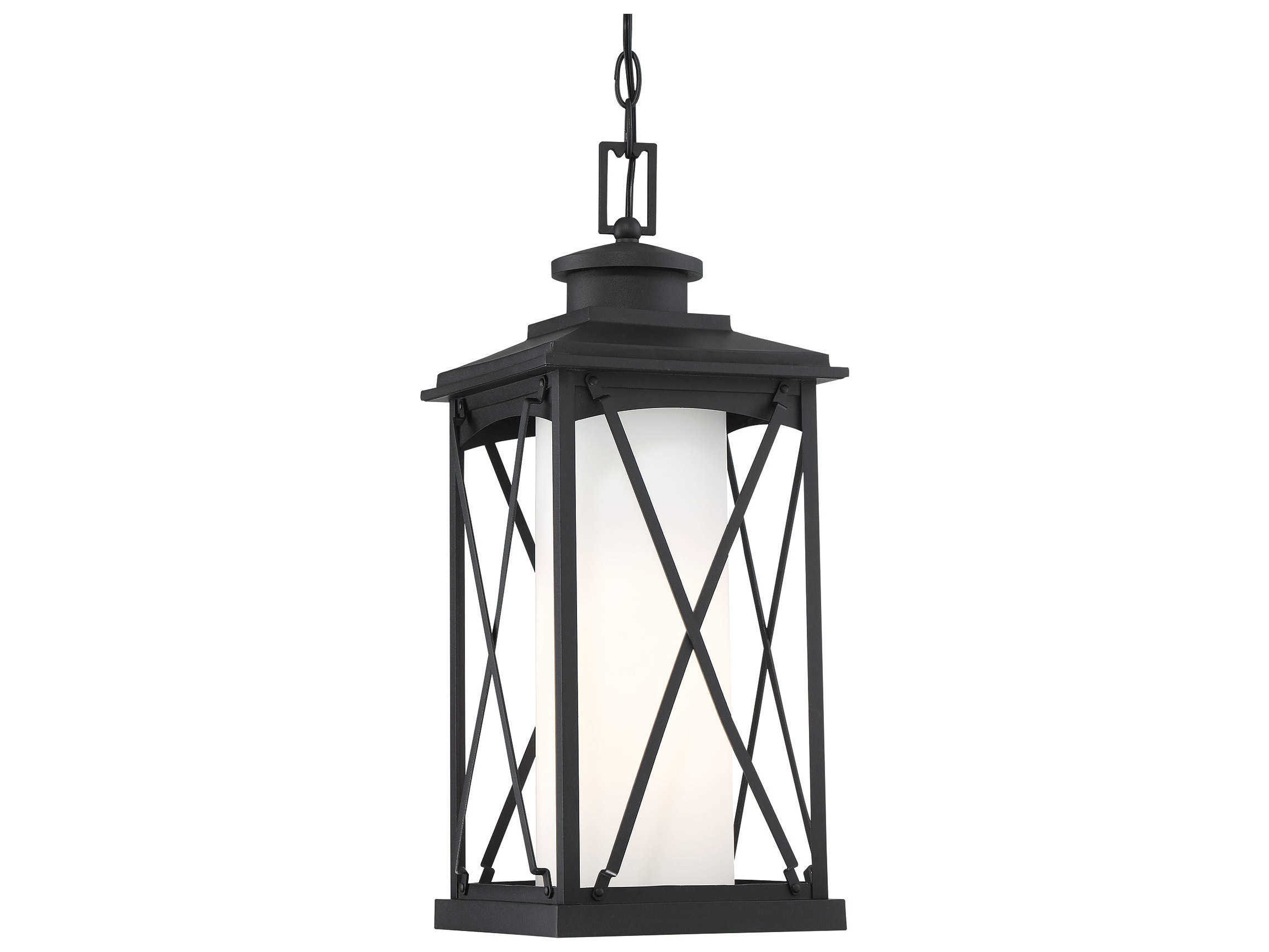 Minka Lavery Lansdale 1 - Light Glass Outdoor Hanging Light