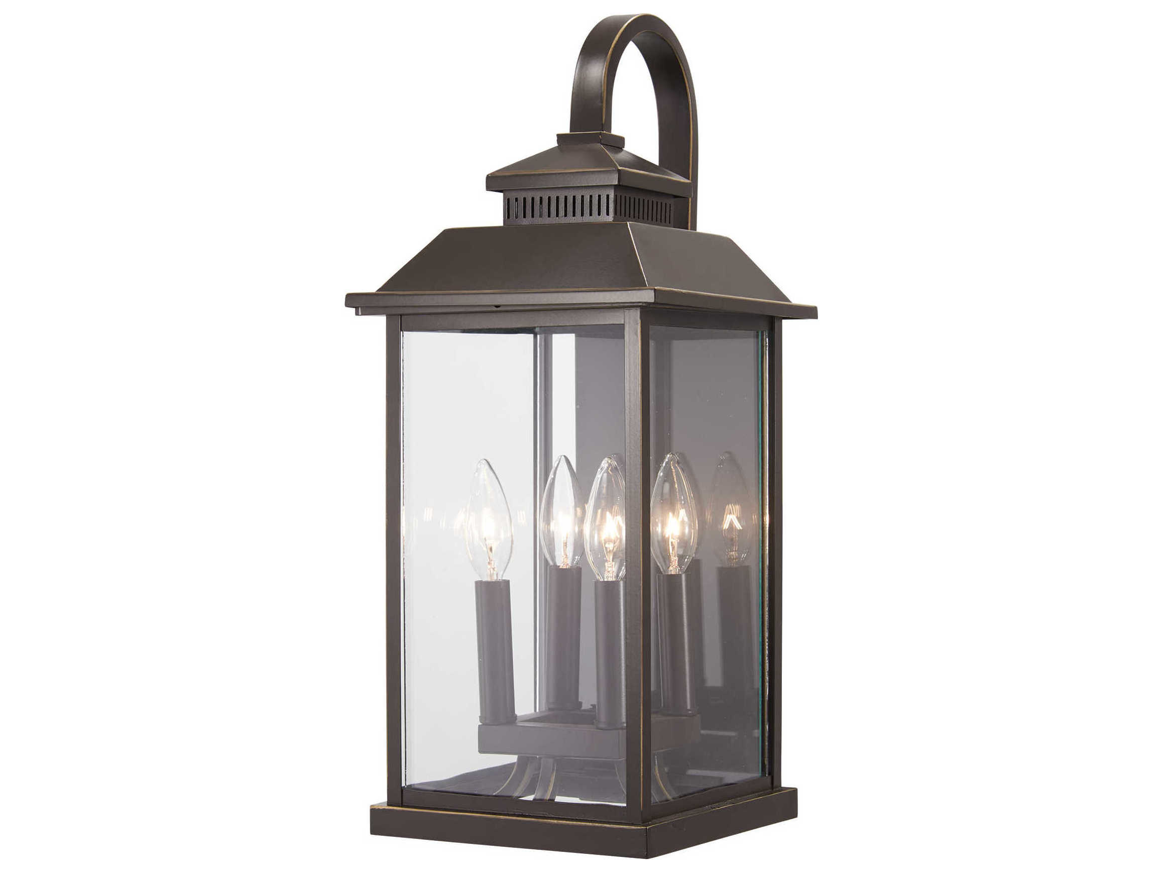 Minka Lavery Miners Loft Glass Outdoor Wall Light
