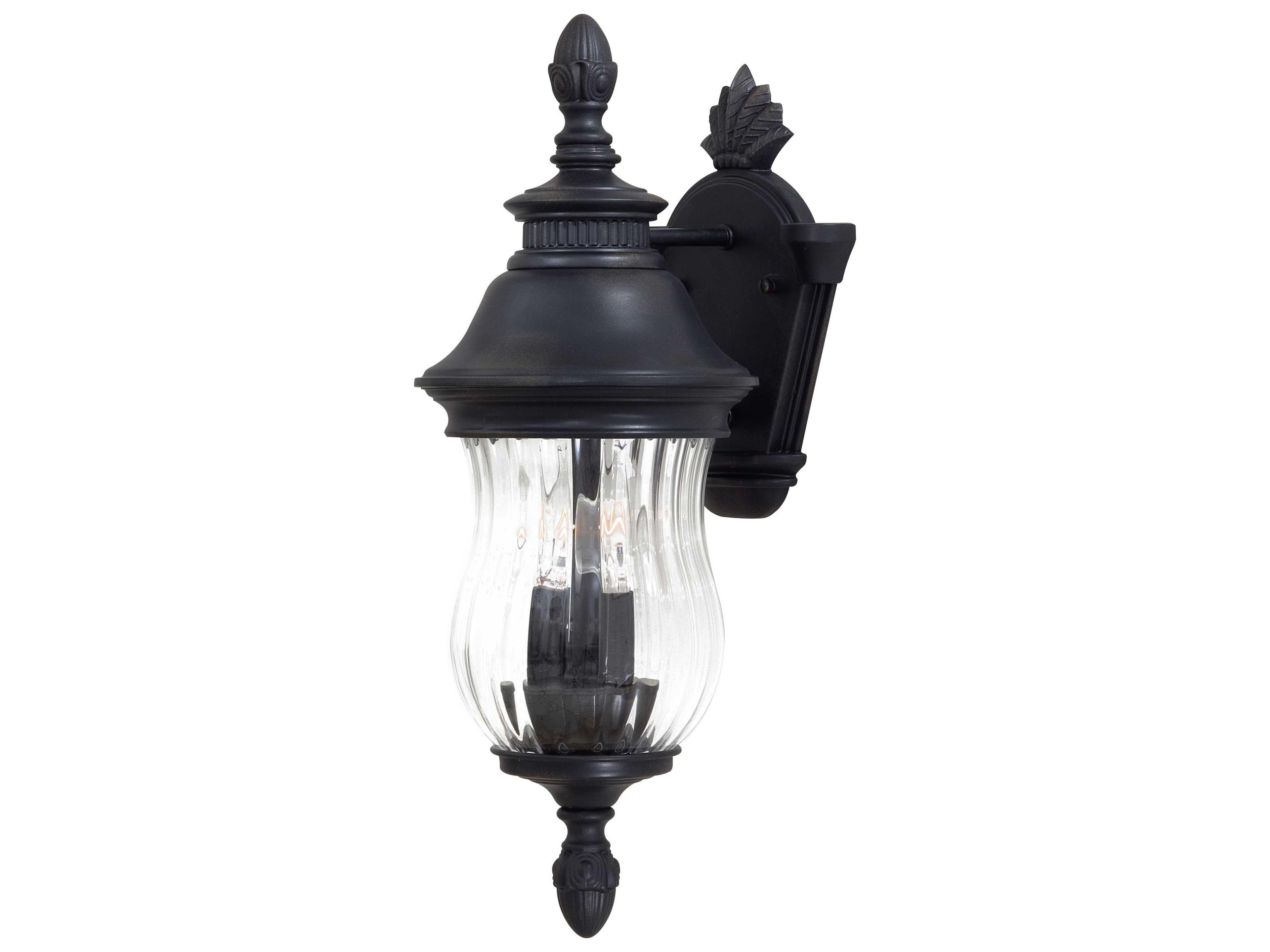 Minka Lavery Newport Glass Outdoor Wall Light