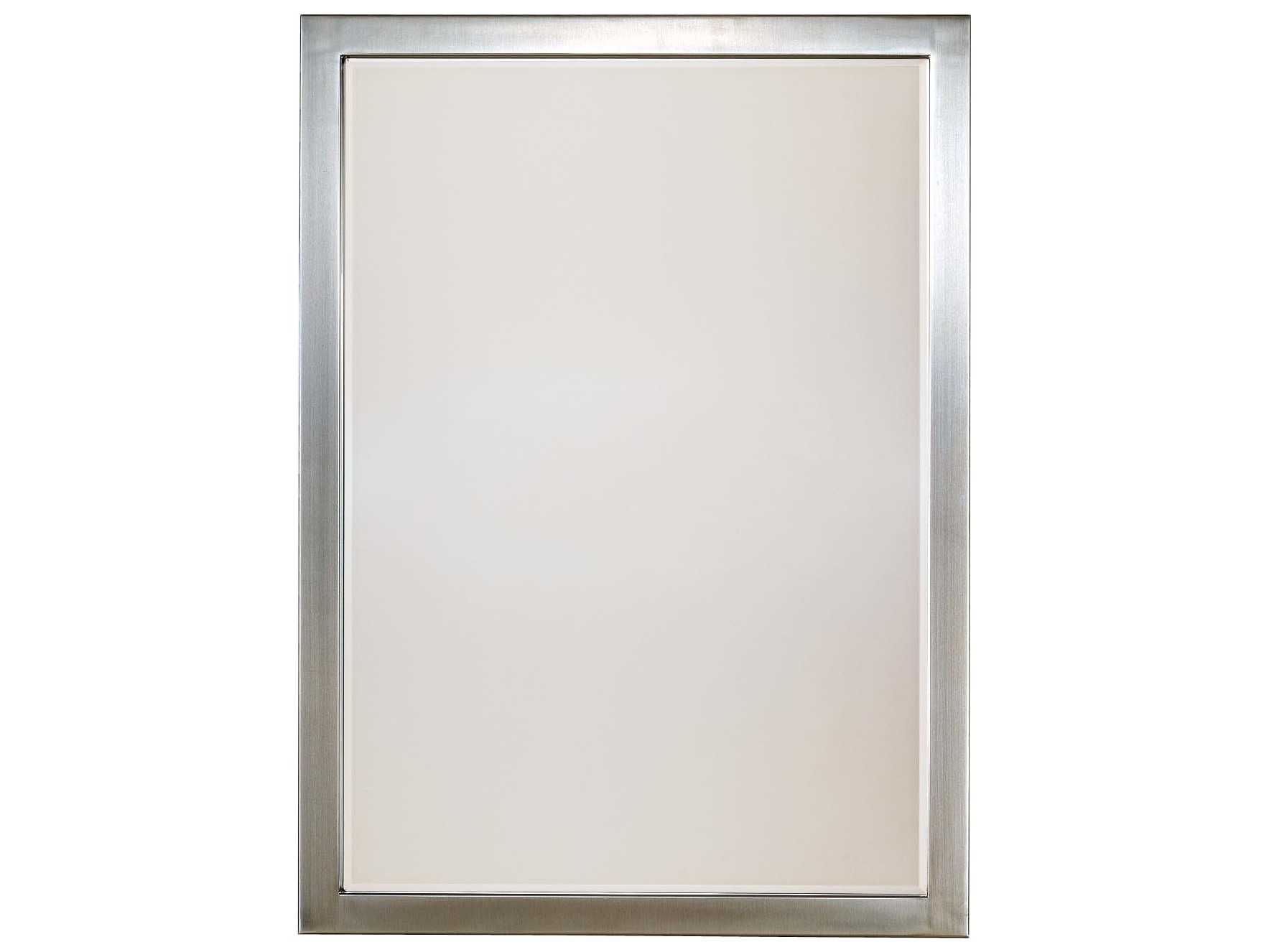 Minka Lavery Paradox Brushed Nickel Rectangular Wall Mirror