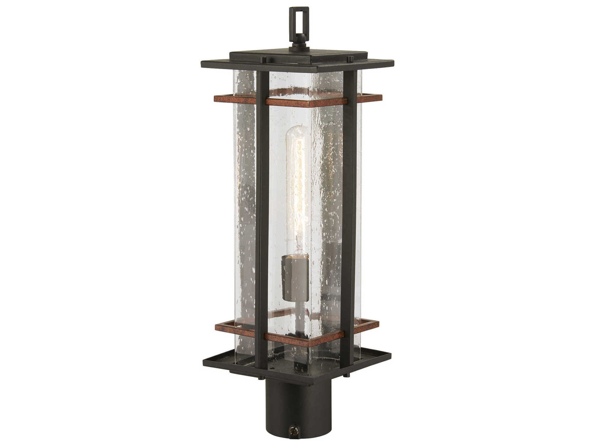 Minka Lavery San Marcos Glass Outdoor Post Light