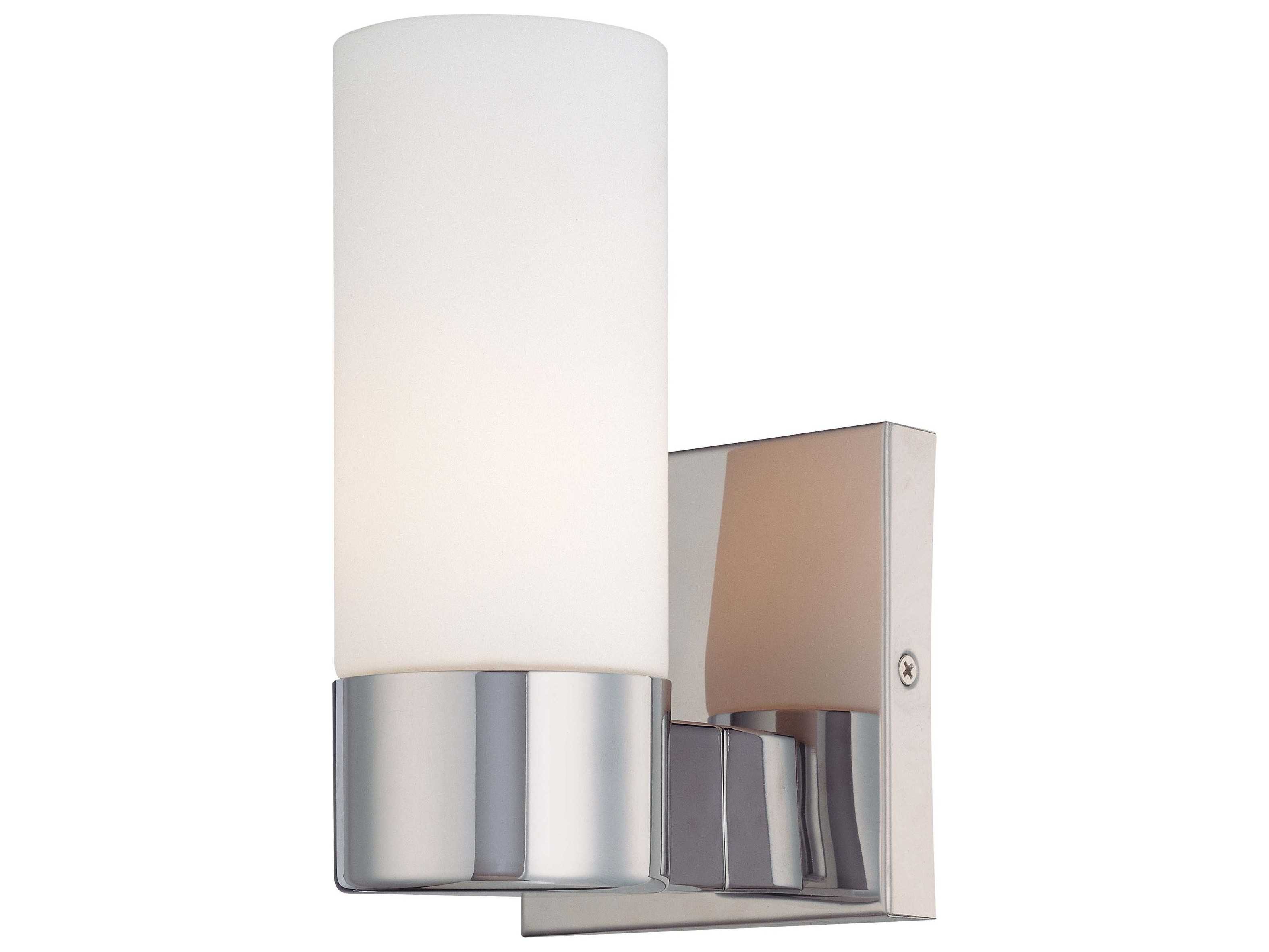Minka Lavery Chrome Glass Wall Sconce