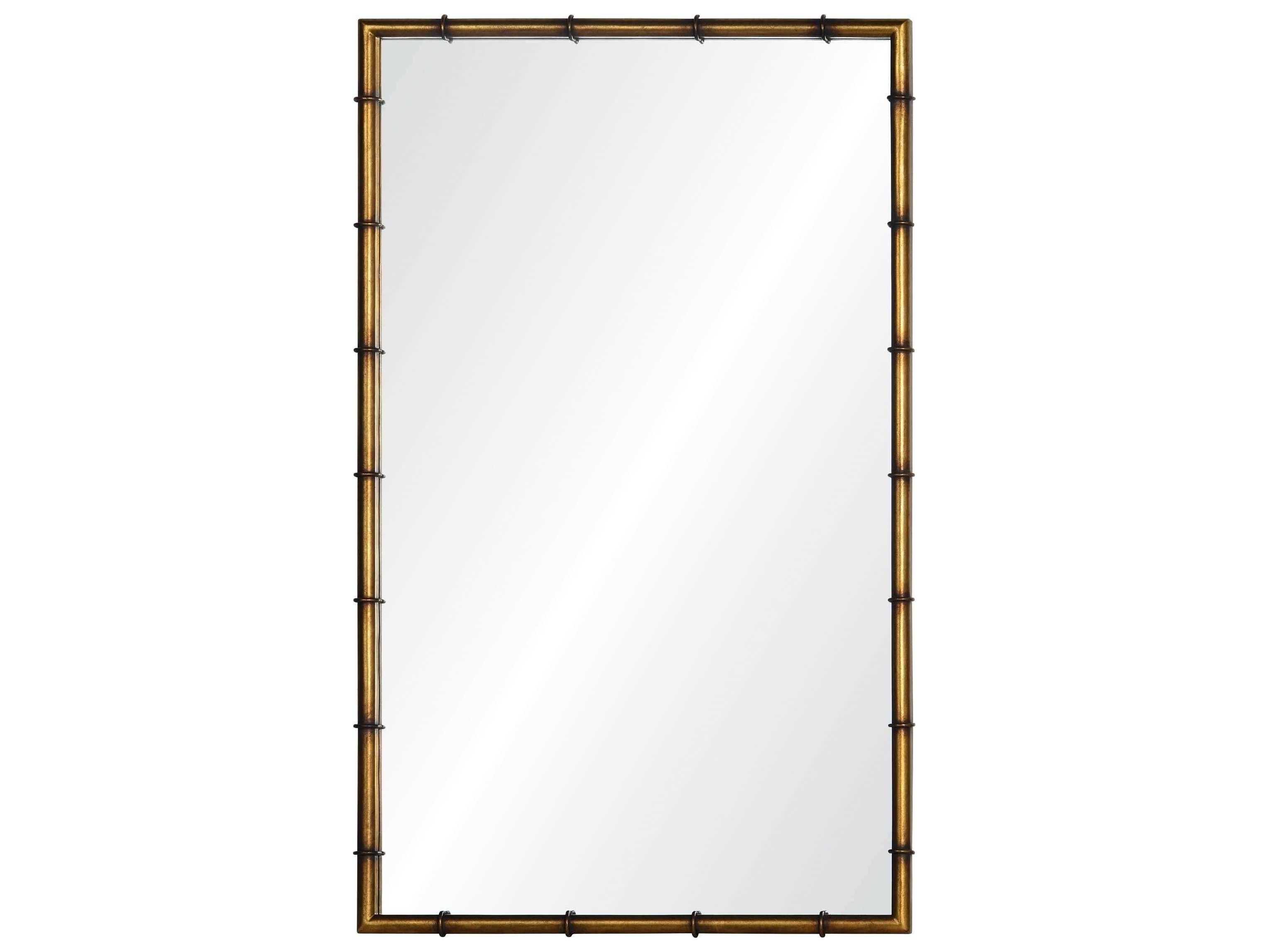 Mirror Home Barclay Butera Gold Leaf Rectangular Wall Mirror