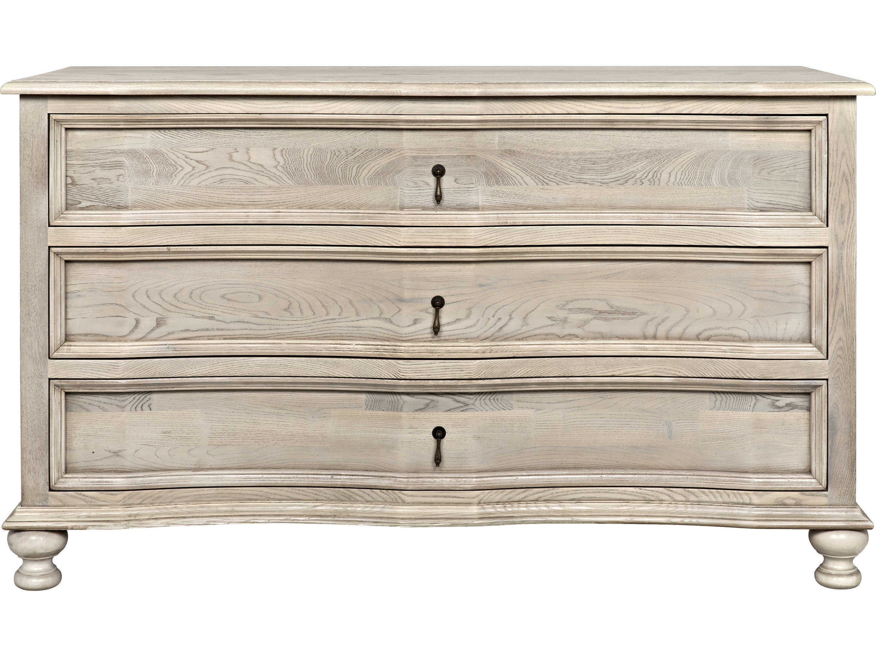 Noir Bedroom Storage Vintage Grey Elm Wood Accent Chest