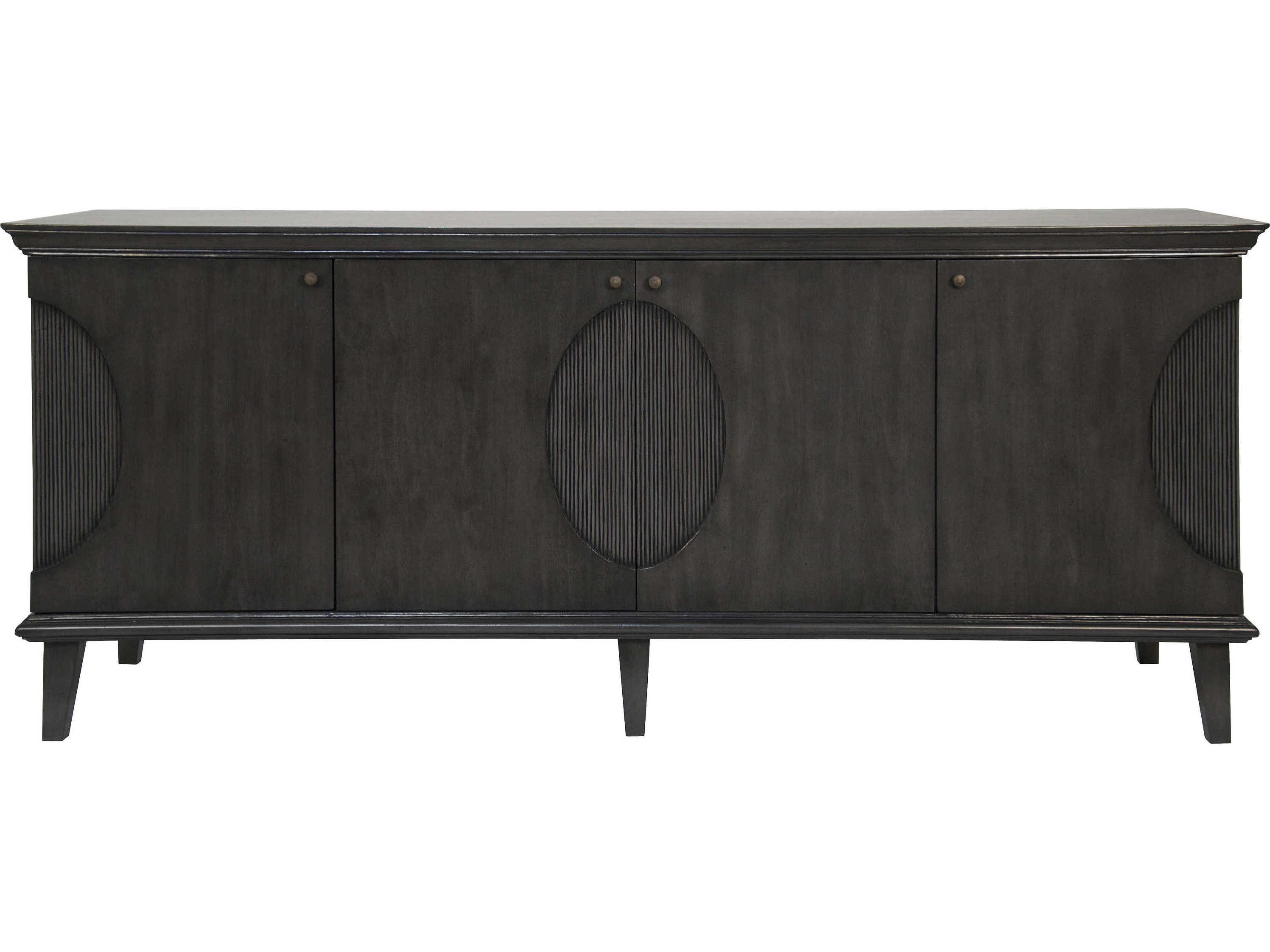 Noir 74" Mahogany Wood Pale Sideboard
