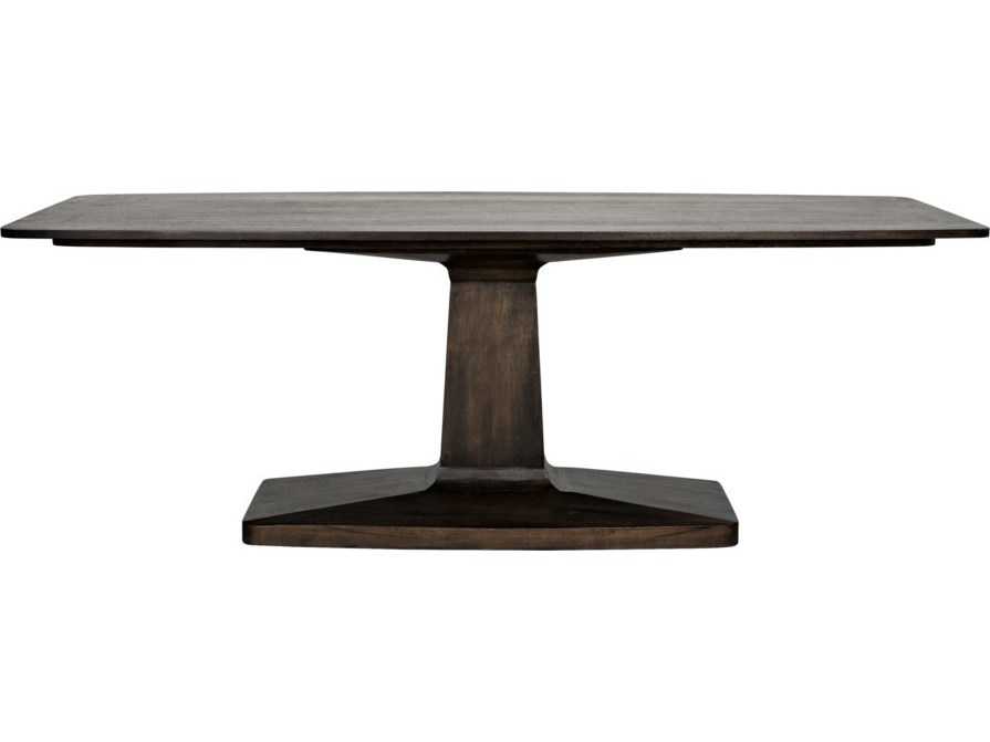 Noir Rectangular Wood Ebony Walnut Dining Table
