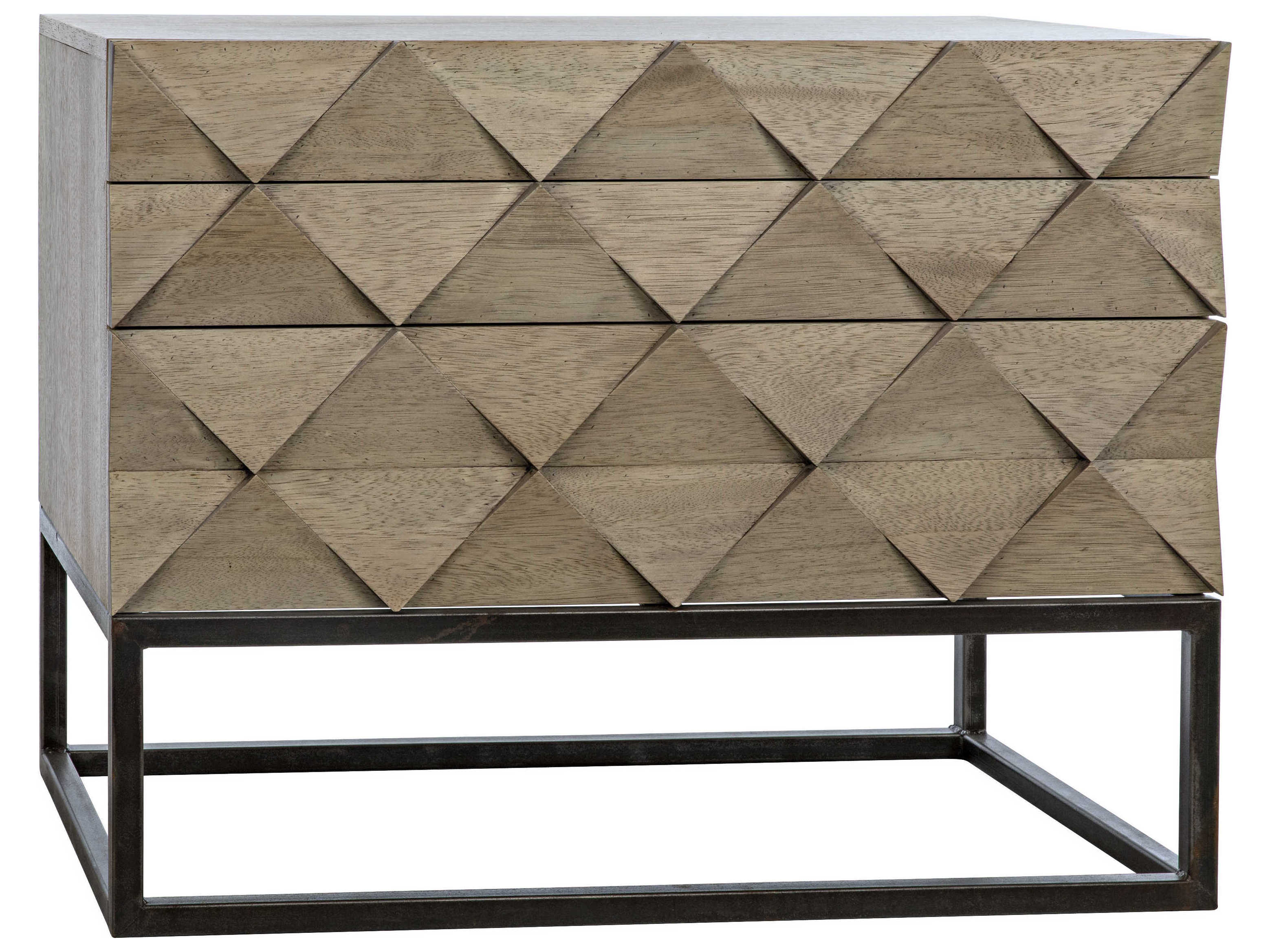 Noir 36" Walnut Wood Washed Sideboard