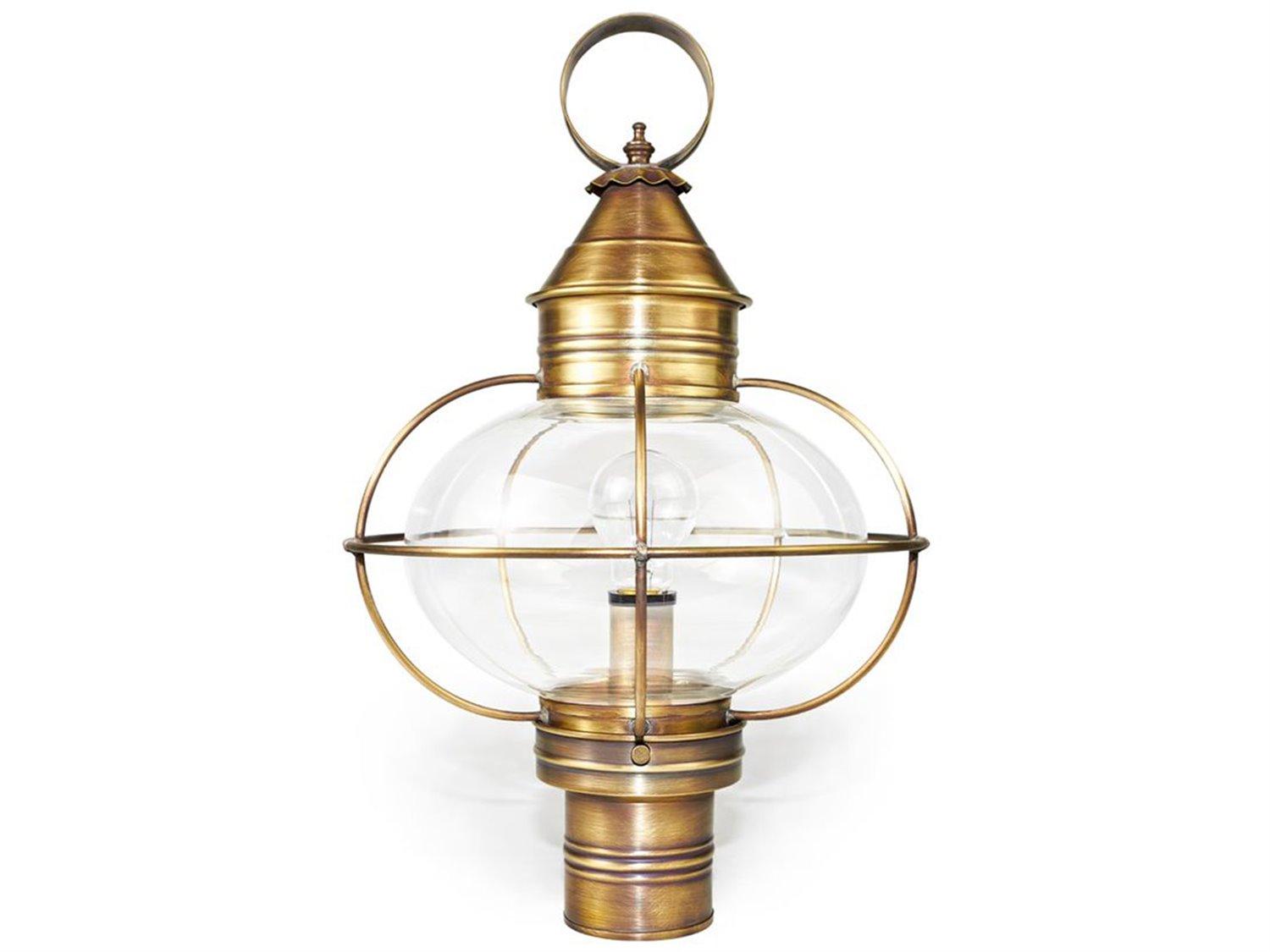 Northeast Lantern Onion 1 - Light Outdoor Post Light with Clear Glass