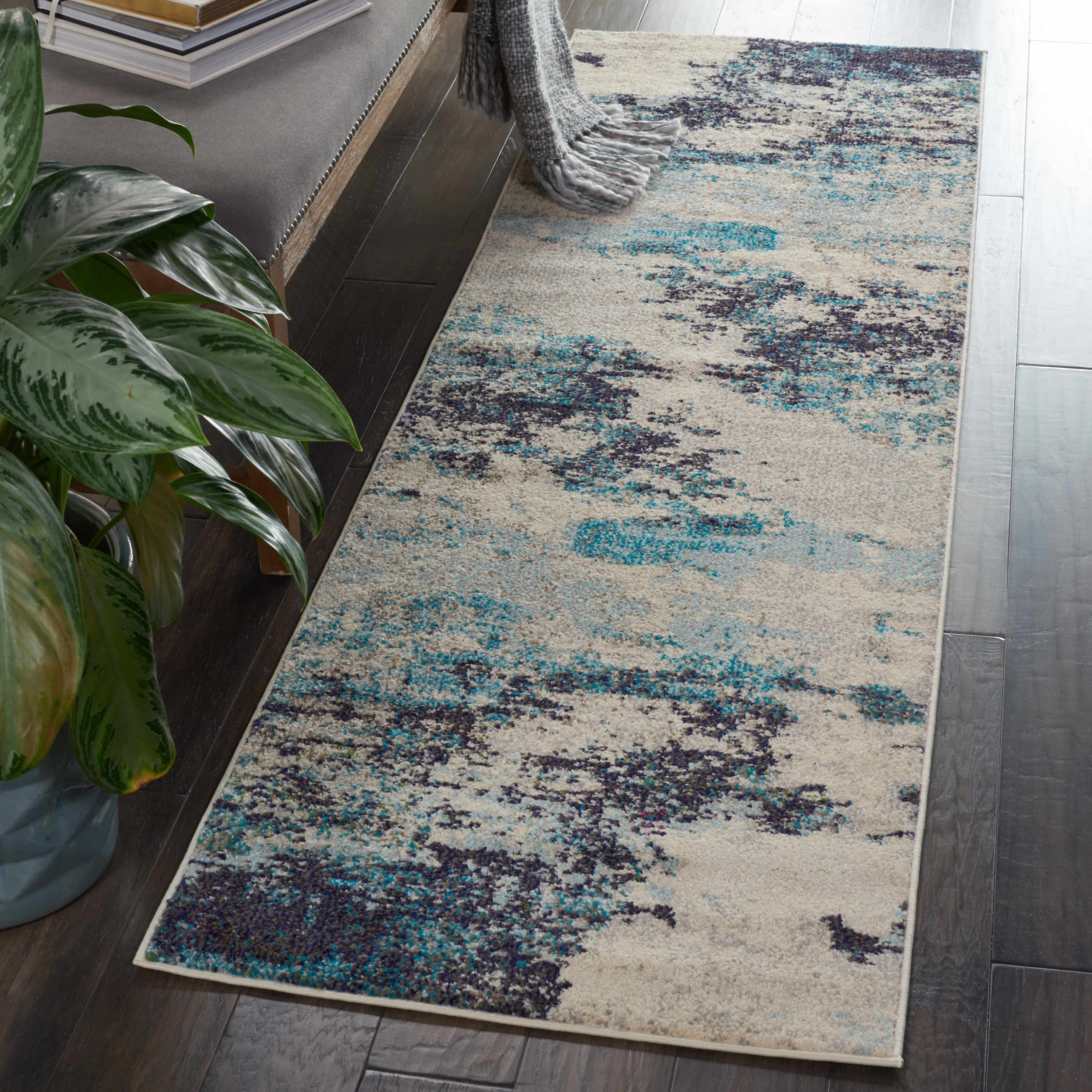 Nourison Celestial Abstract Runner Area Rug