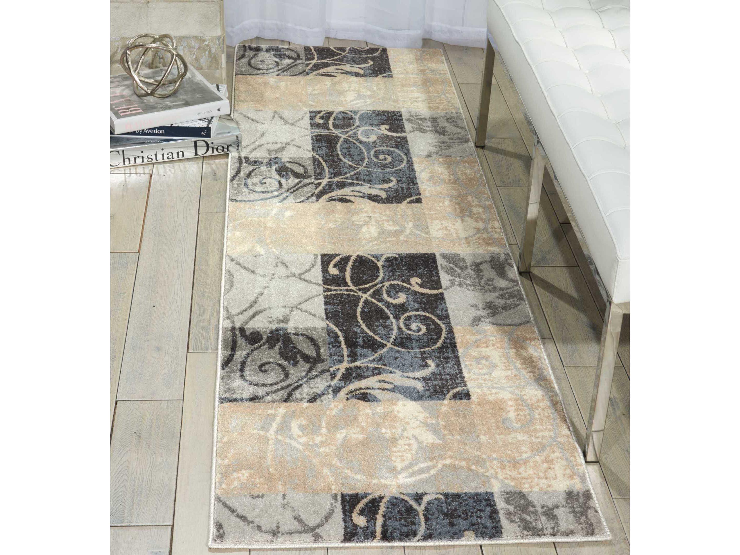 Nourison Maxell Floral Runner Area Rug