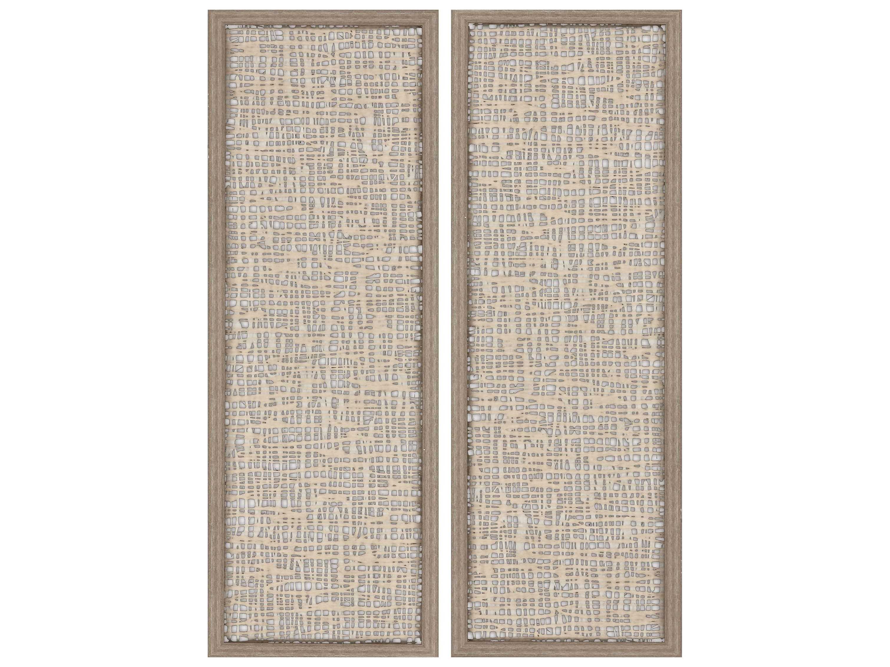 Paragon Naturals Natural Texture Canvas Wall Art Set of 2