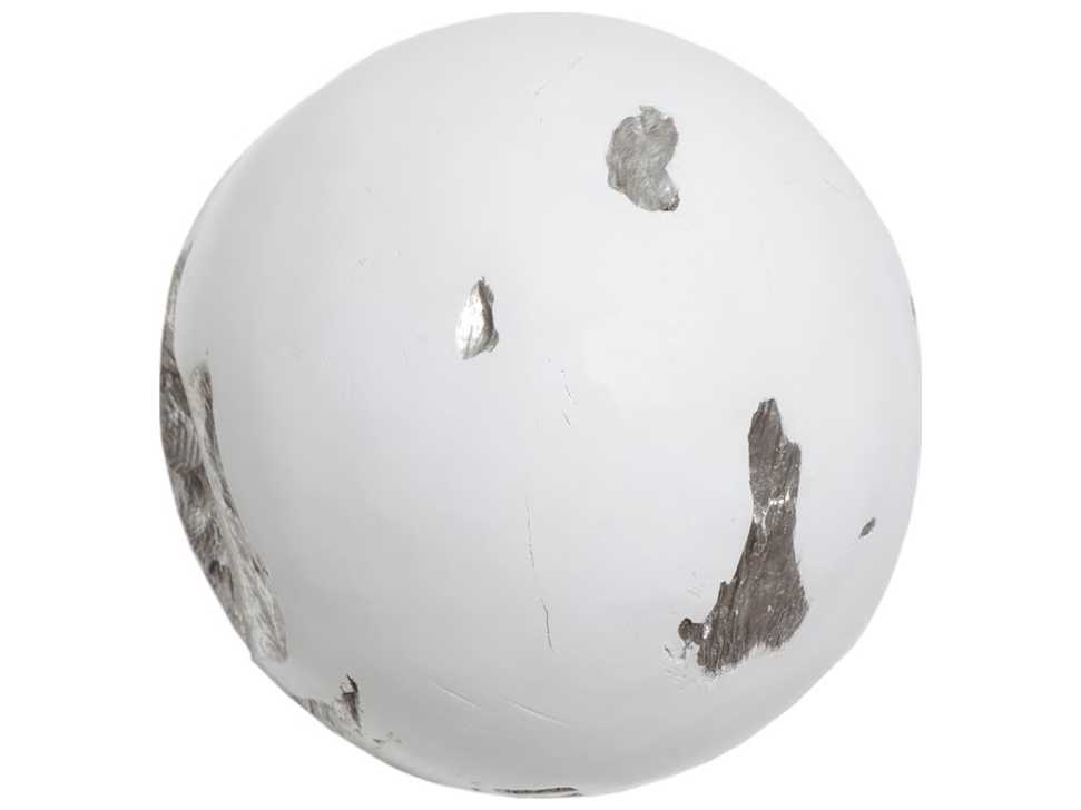 Phillips Collection Silver Leaf / Glossy Lacquer Cast Root Wall Ball