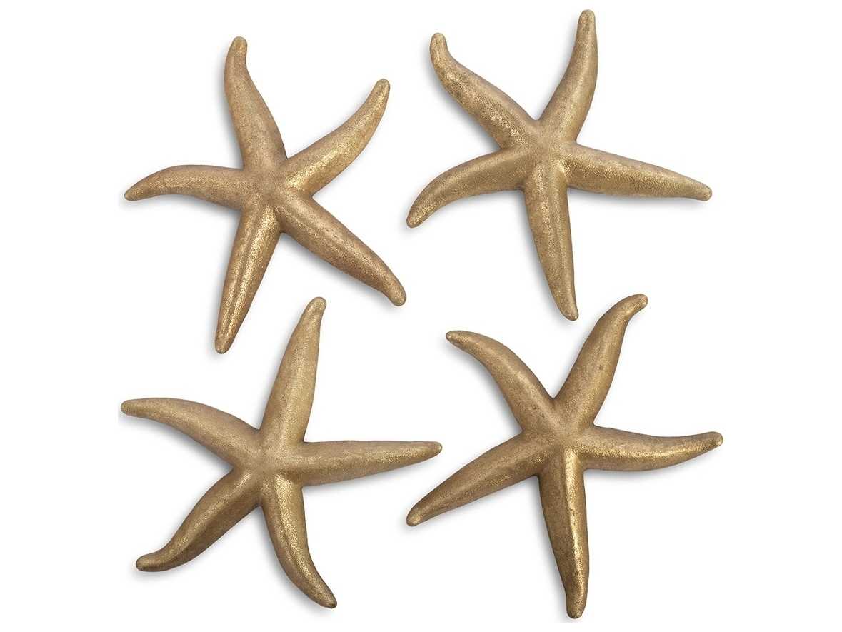 Phillips Collection Gold Leaf 22" Starfish 3D Wall Art