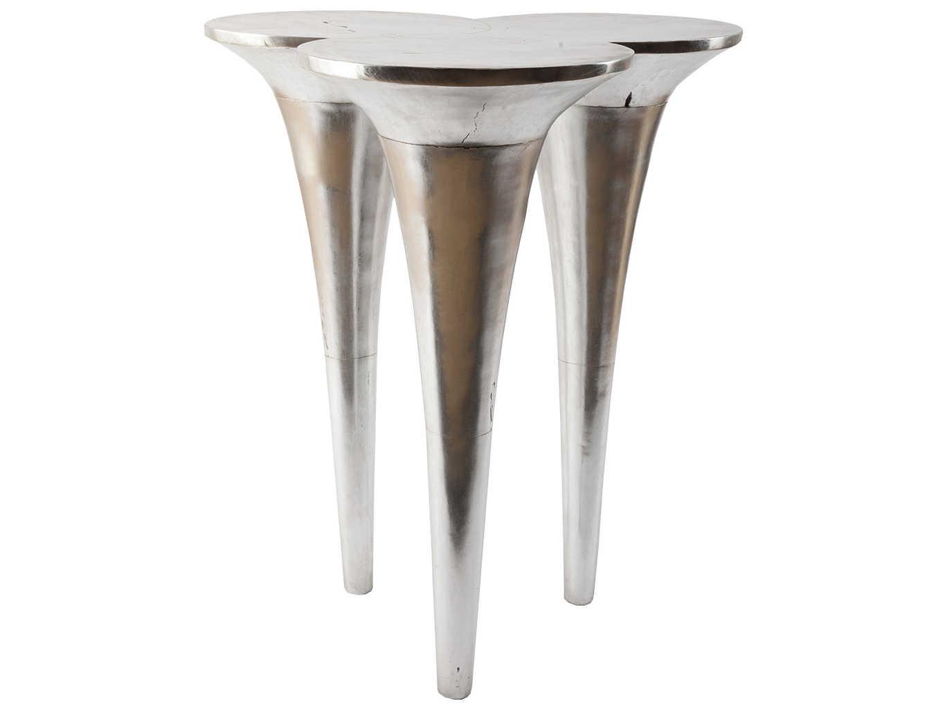 Phillips Collection Butterfly Silver Leaf Bar Table