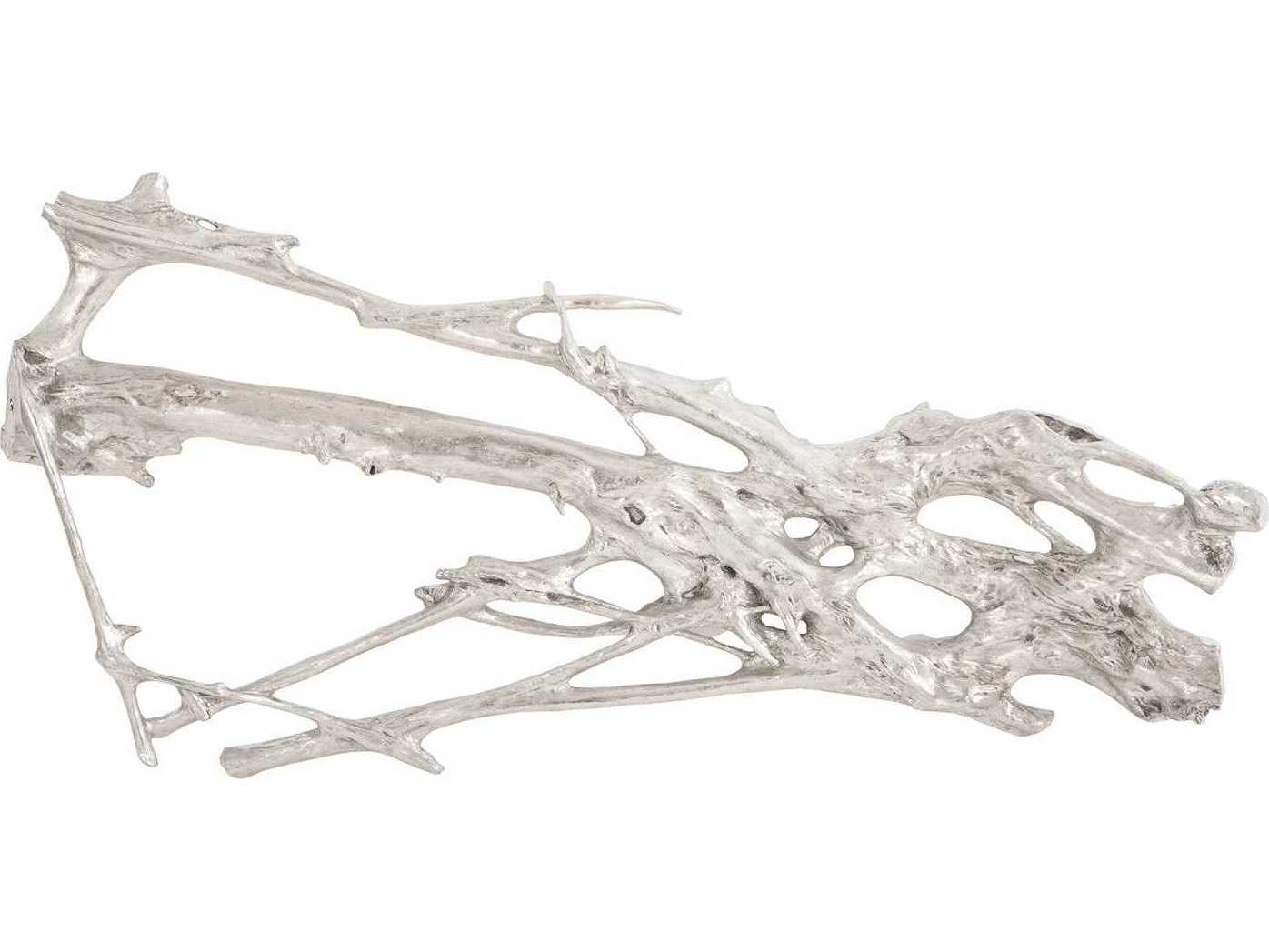 Phillips Collection Cast Naturals Silver Leaf Metal Wall Art